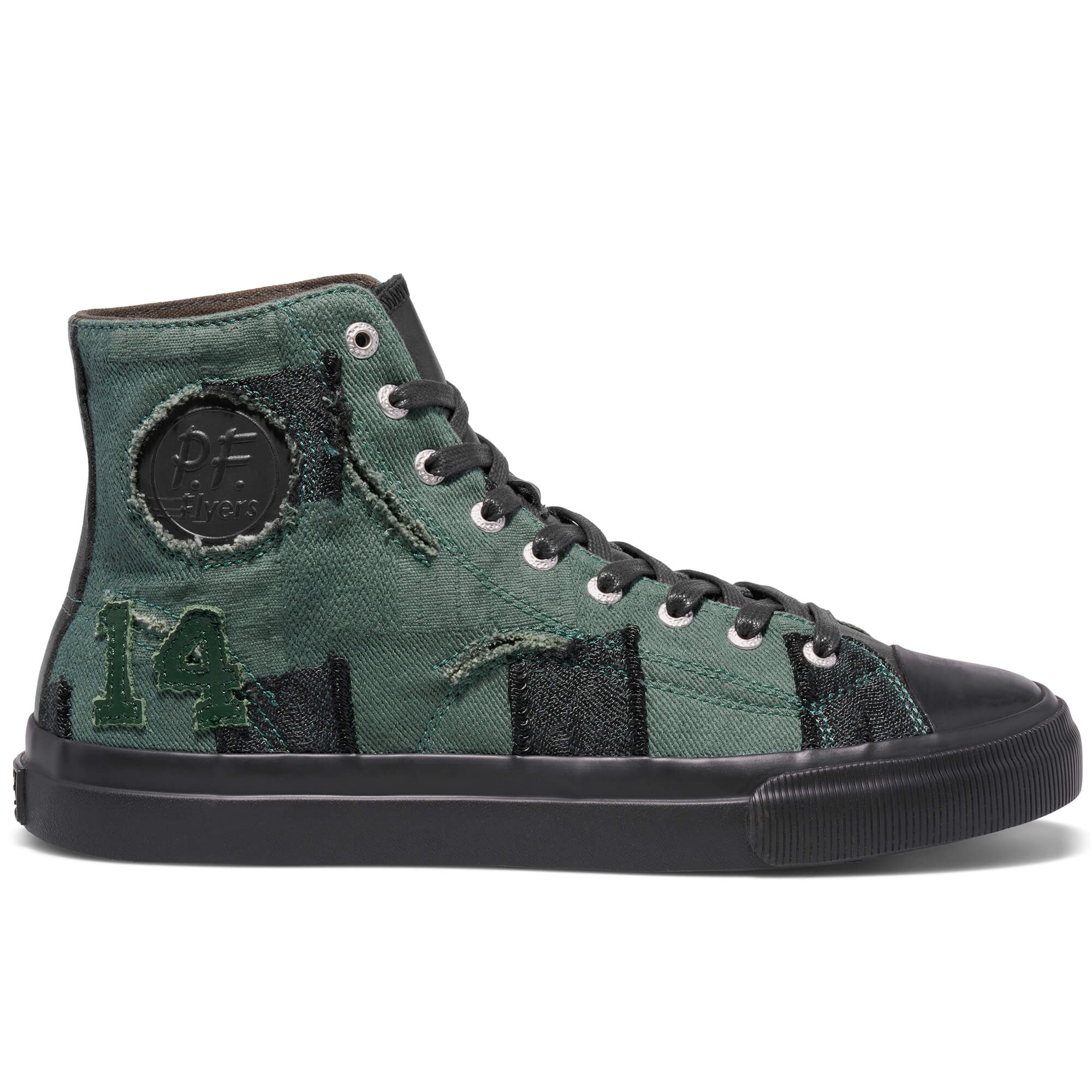 All-American 14 High-Top Deep Green/Black - Image 6
