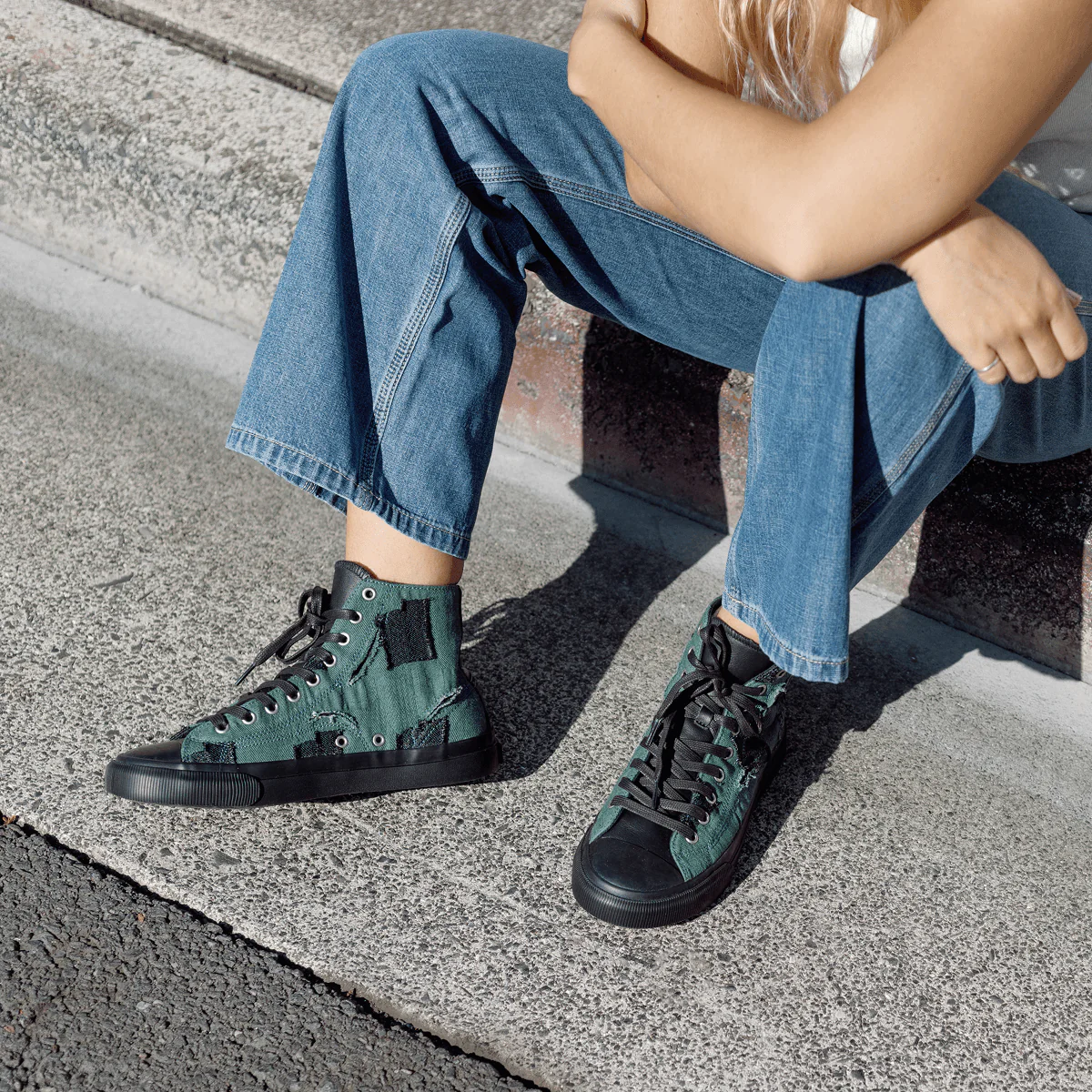 All-American 14 High-Top Deep Green/Black - Image 9