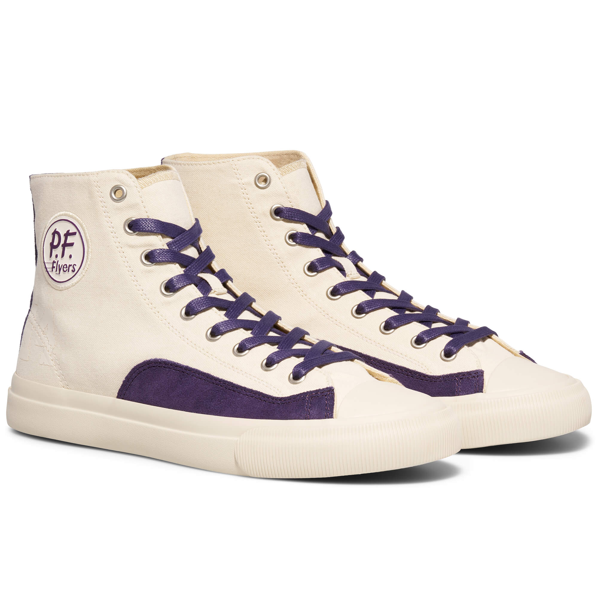 All-American 14 High-Top White/Eggplant - Image 3