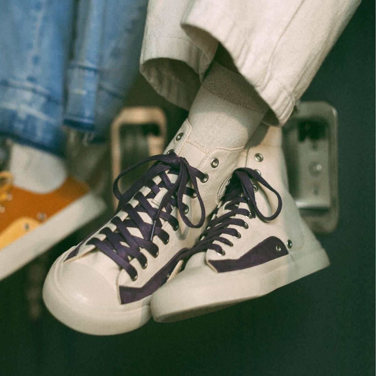 All-American 14 High-Top White/Eggplant - Image 4