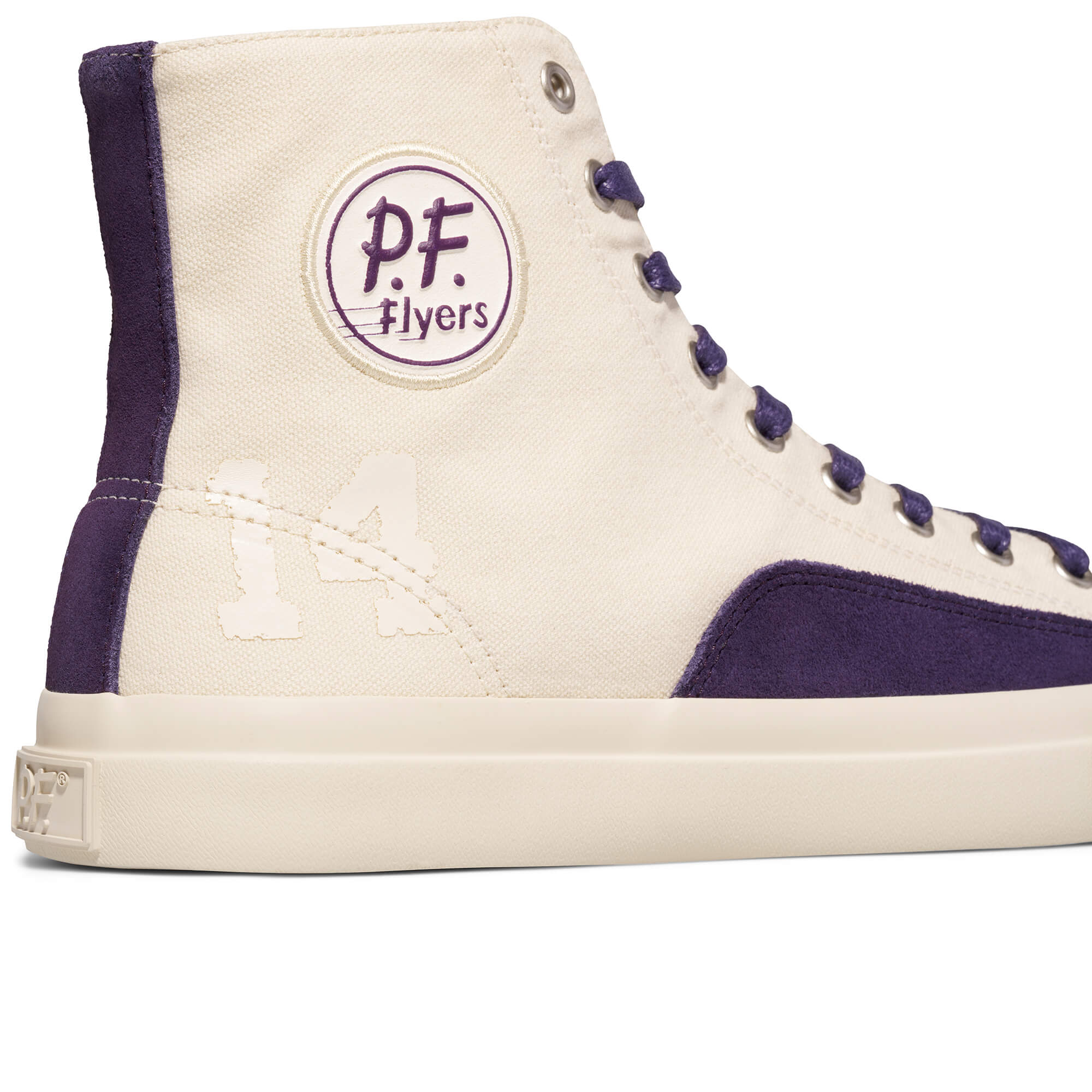 All-American 14 High-Top White/Eggplant - Image 6