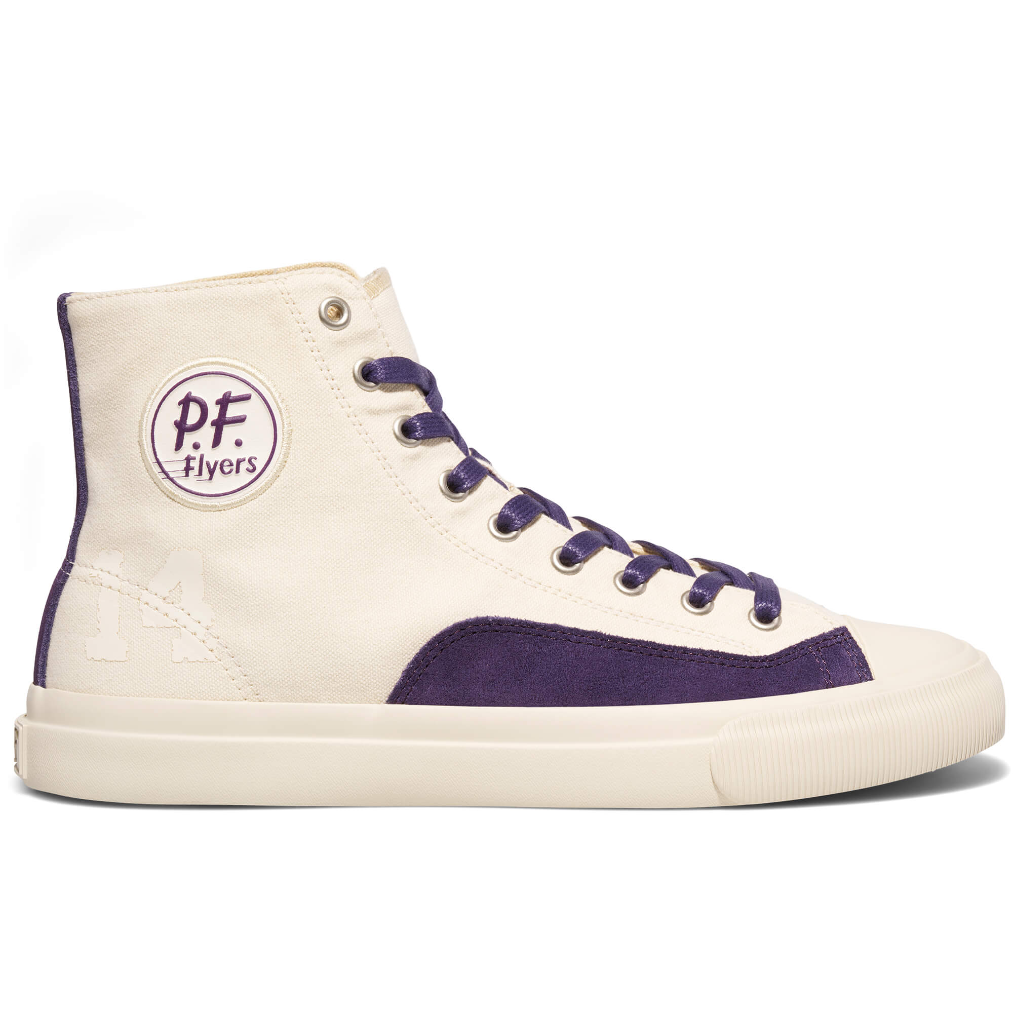 All-American 14 High-Top White/Eggplant - Image 8