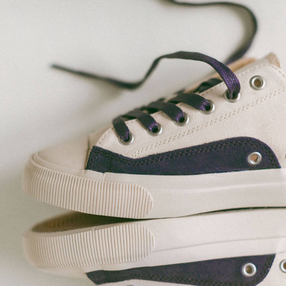 All-American 14 Low-Top White/Eggplant - Image 5