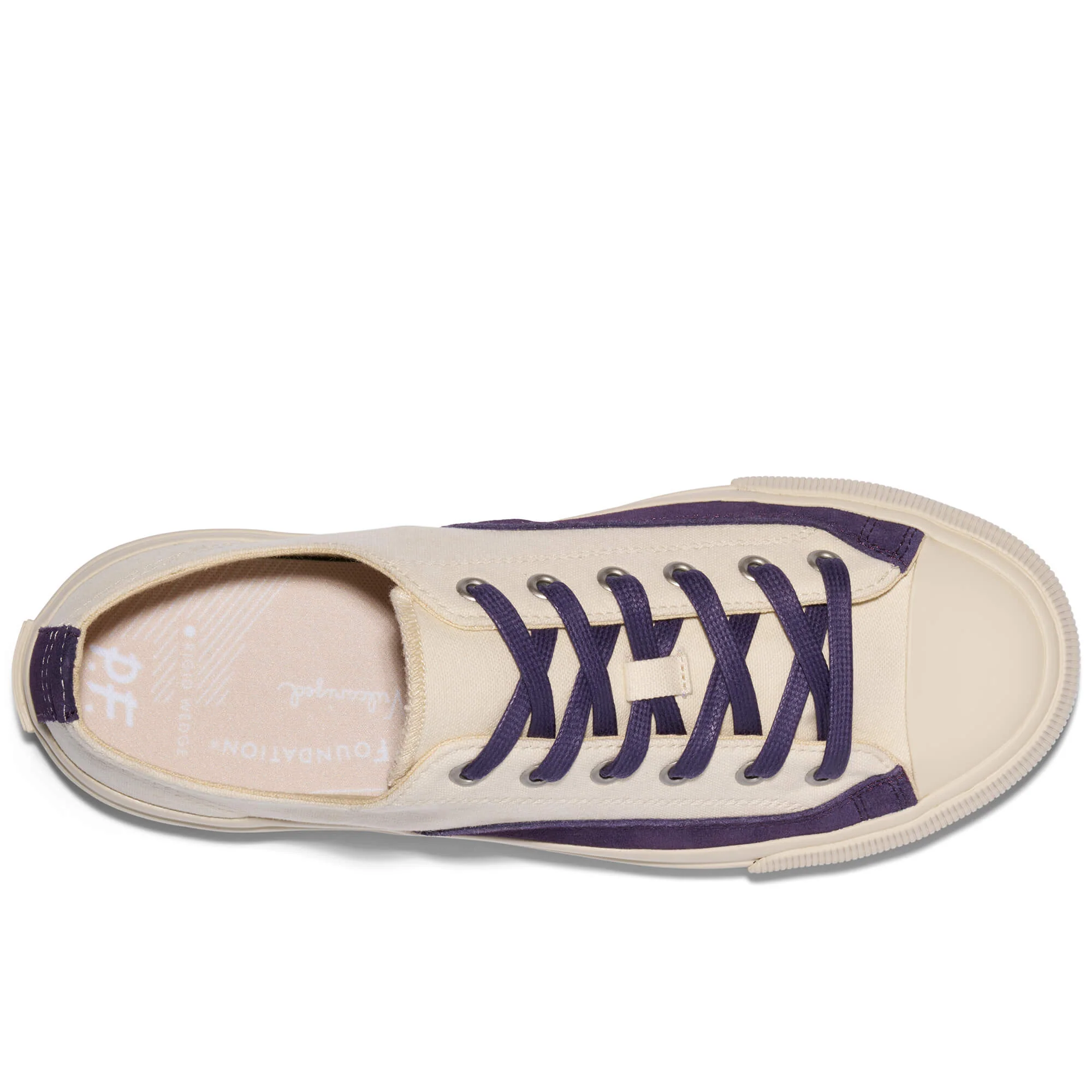 All-American 14 Low-Top White/Eggplant - Image 7