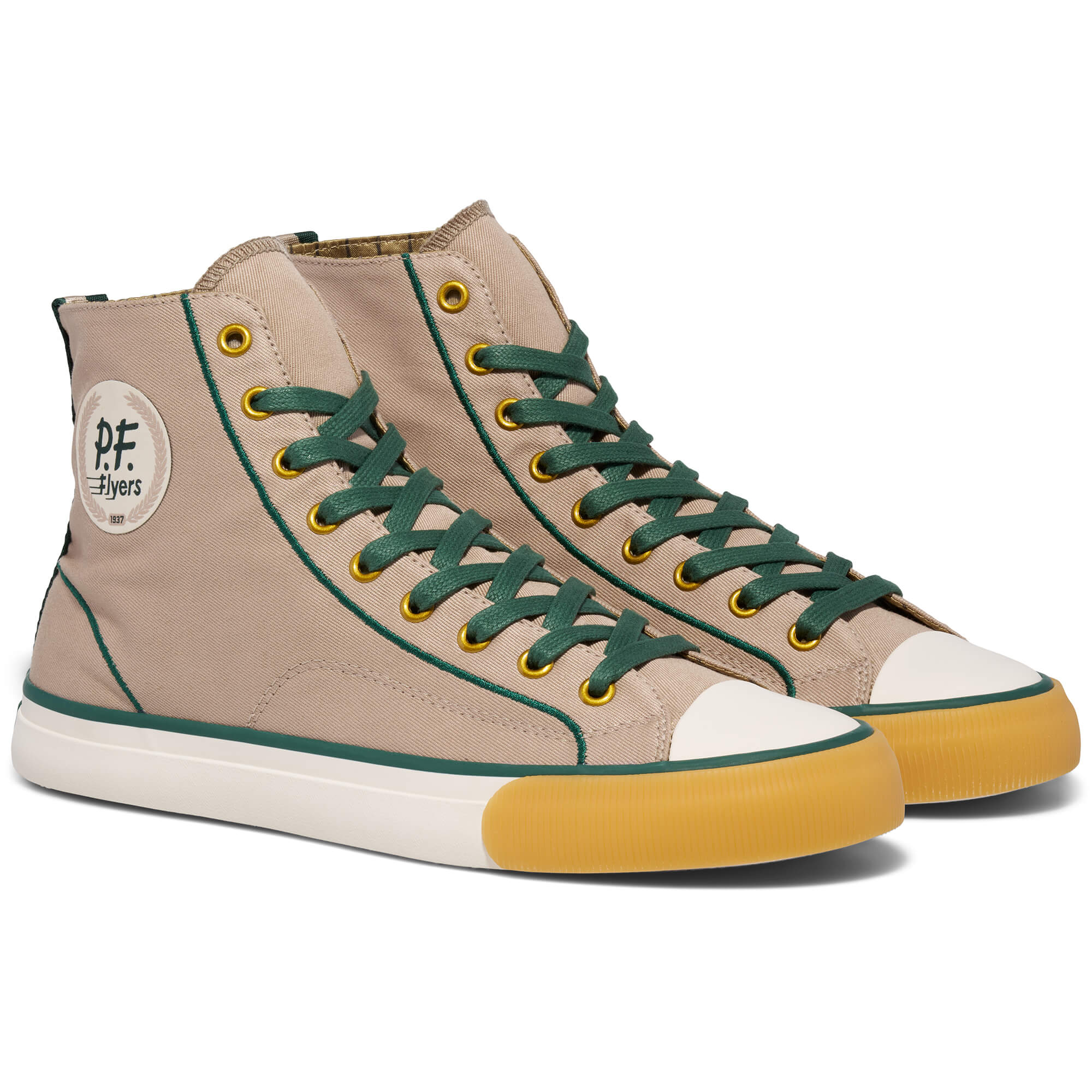All-American Clubhouse High-Top Gray/Green - Image 3