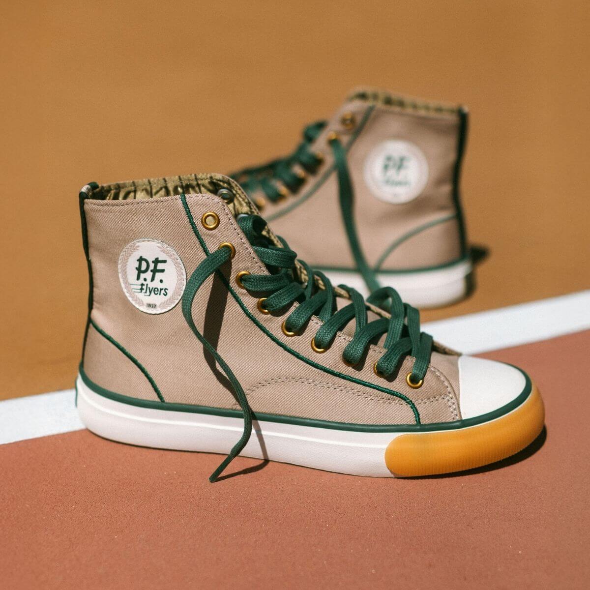 All-American Clubhouse High-Top Gray/Green - Image 5