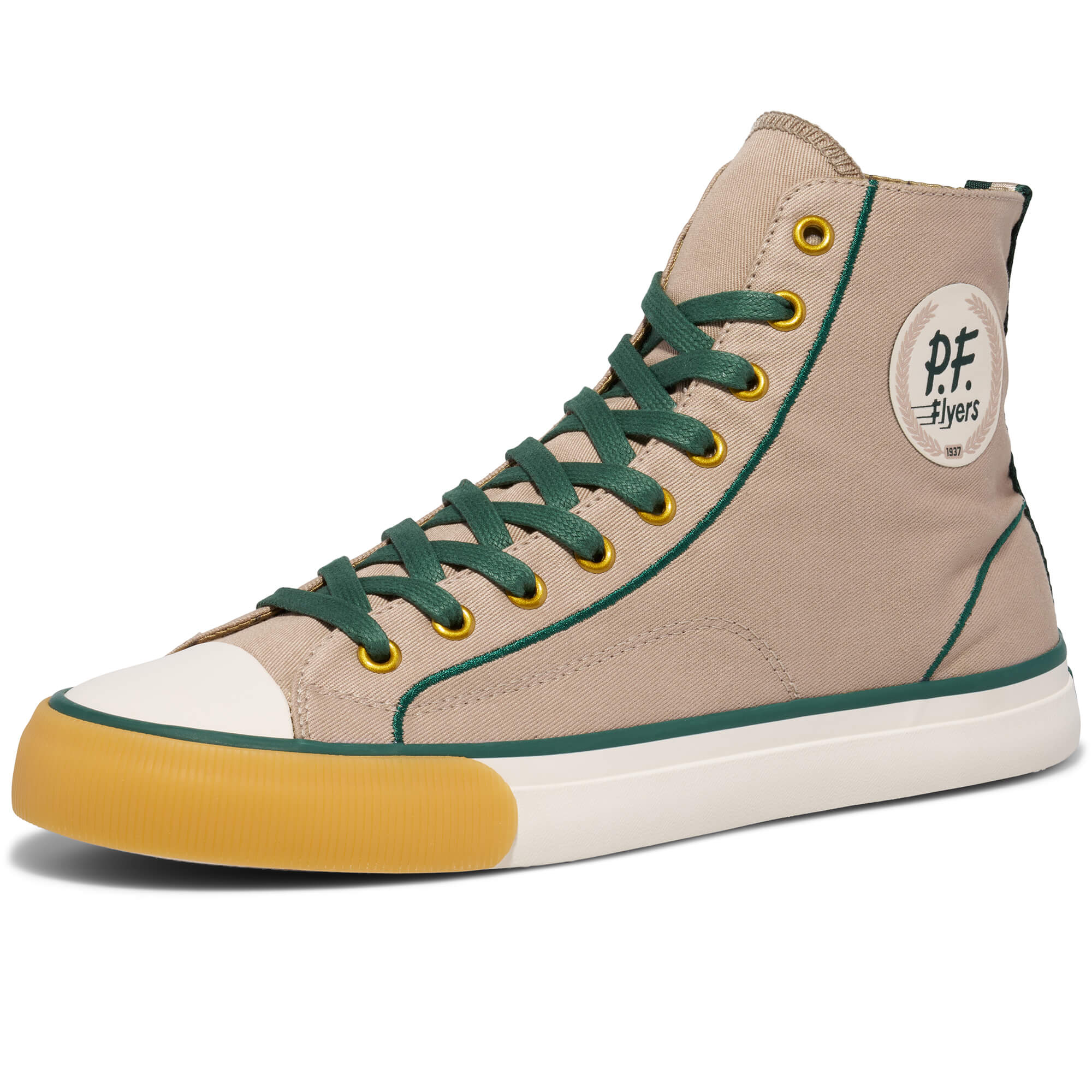 All-American Clubhouse High-Top Gray/Green - Image 8