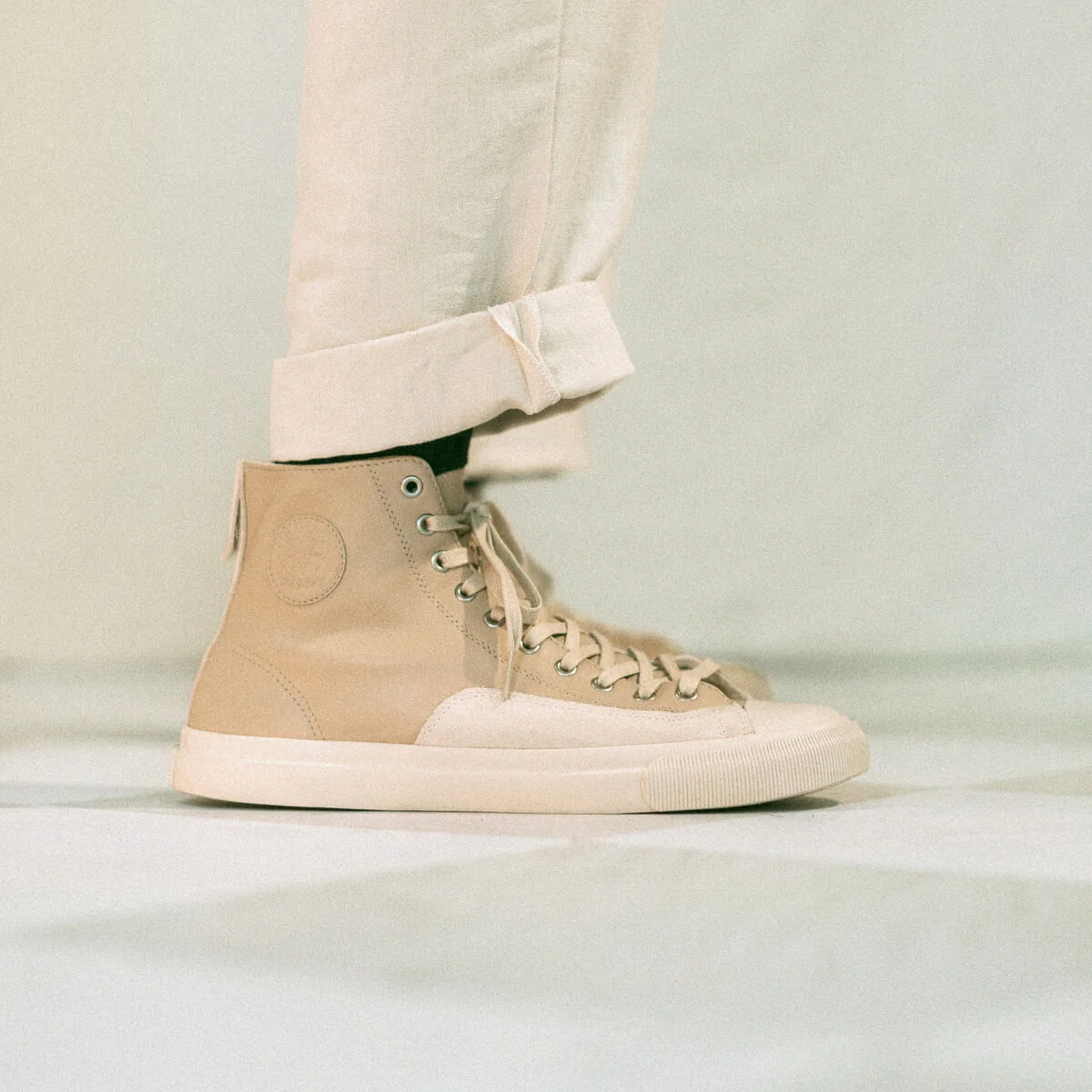 All-American Luxe High-Top Taupe/Sea Salt - Image 10