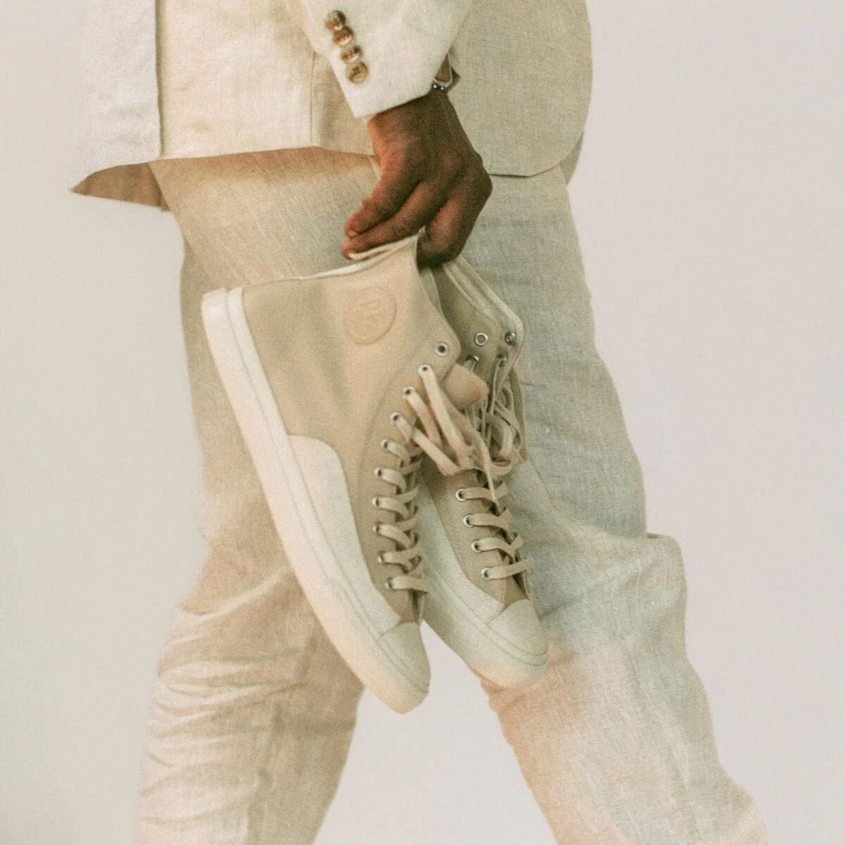 All-American Luxe High-Top Taupe/Sea Salt - Image 15