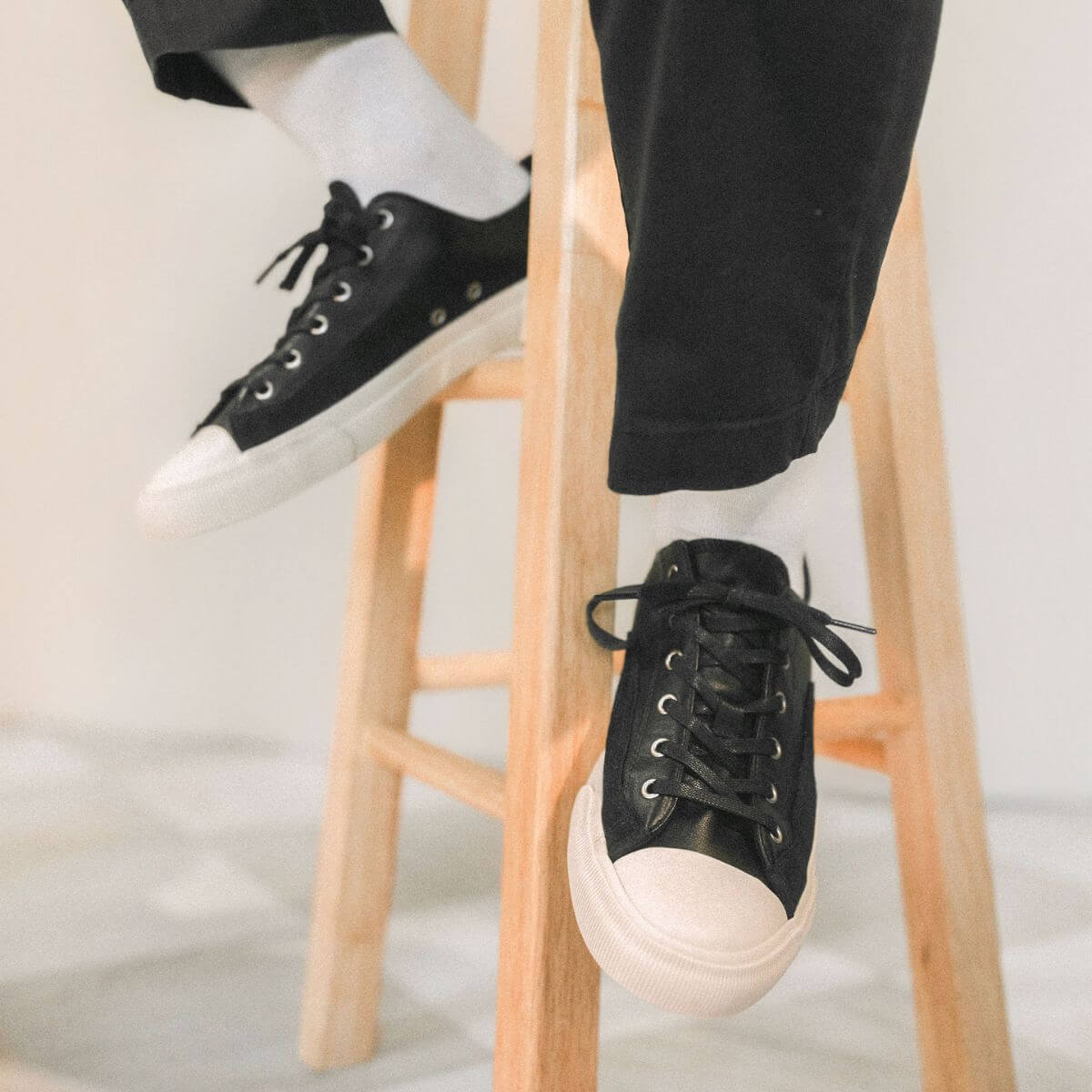 All-American Luxe Low-Top Black/Sea Salt - Image 7