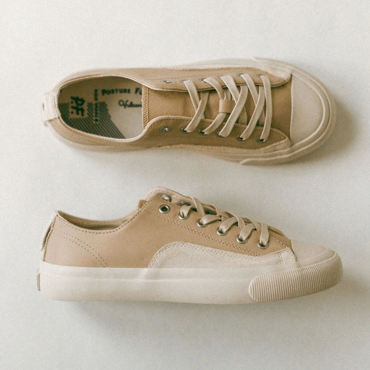 All-American Luxe Low-Top Taupe/Sea Salt - Image 9