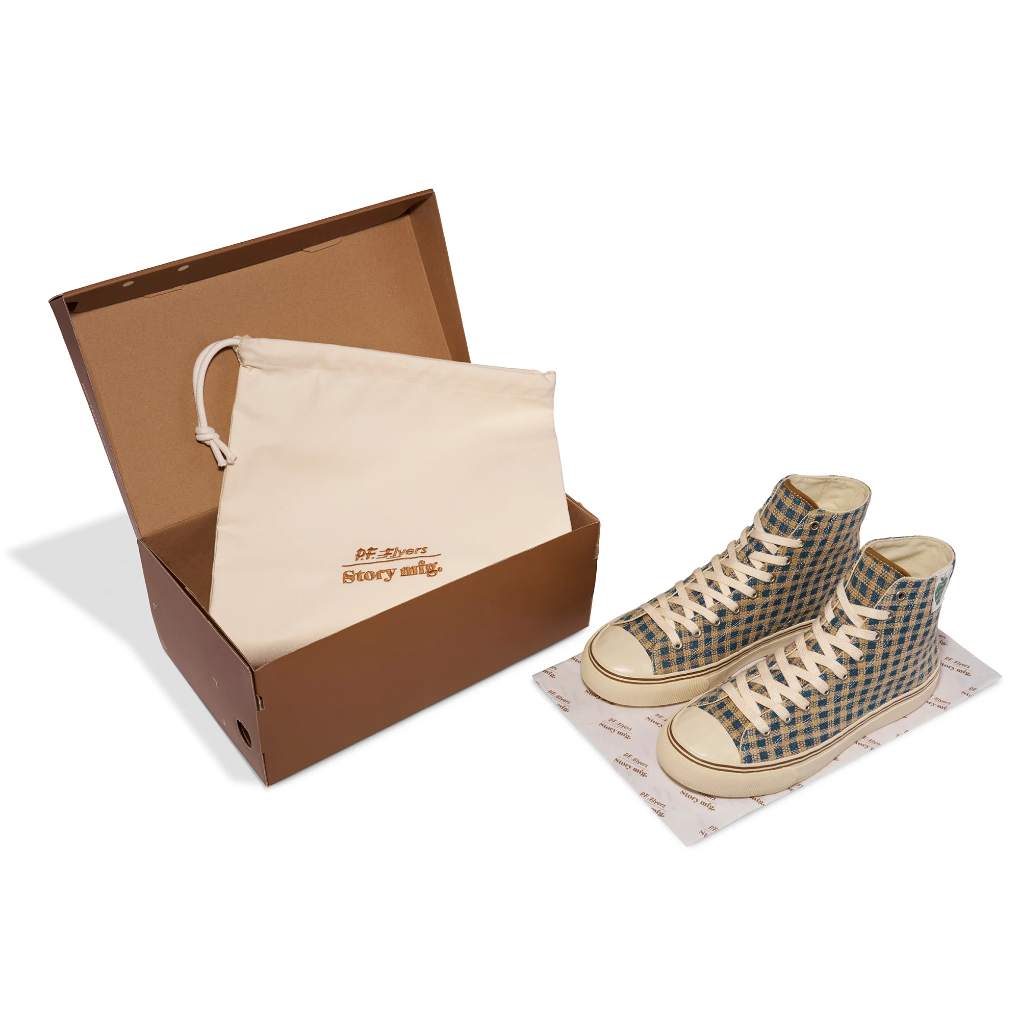 All-American Story MFG High-Top Indigo/Brown - Image 10