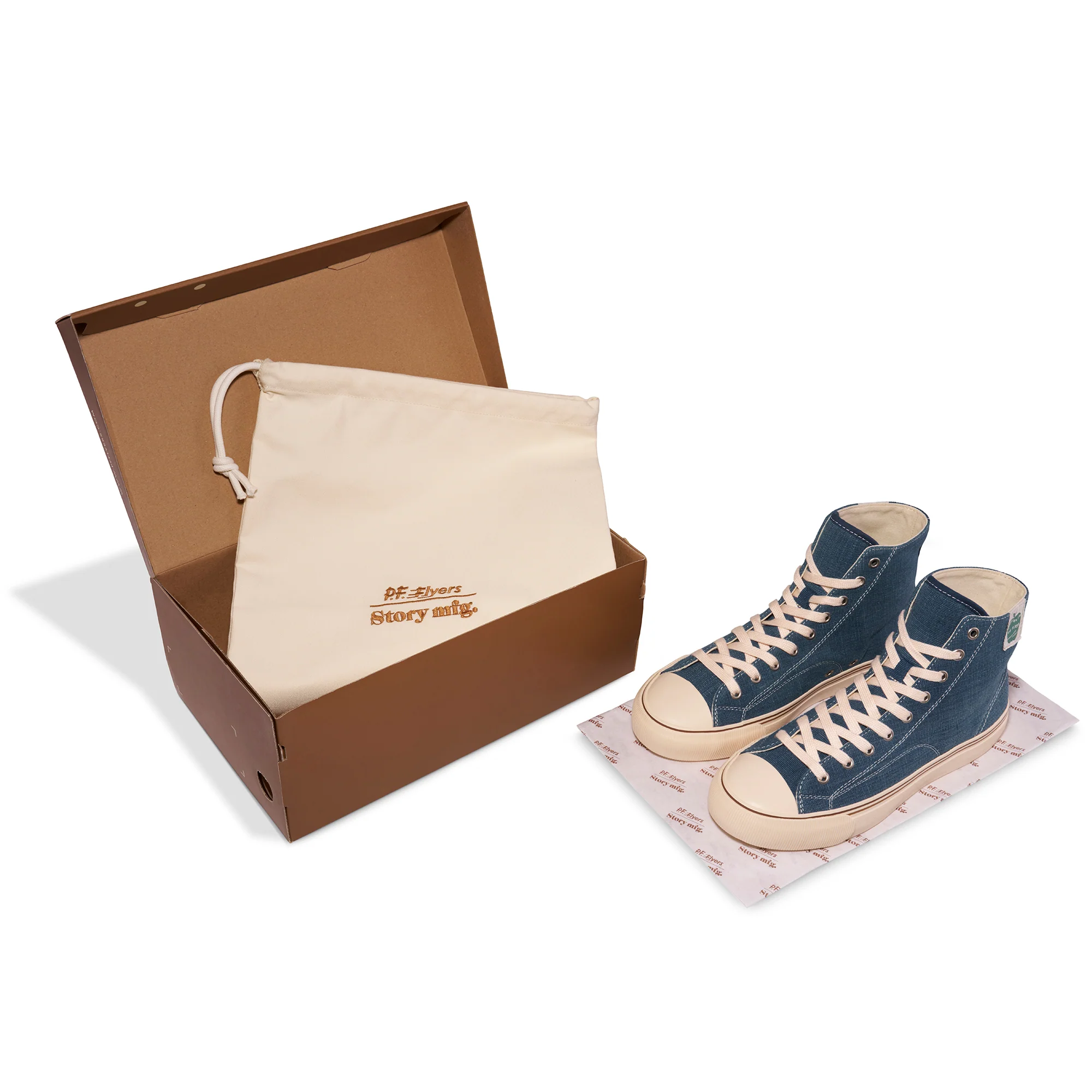 All-American Story MFG High-Top Indigo/Ecru - Image 10