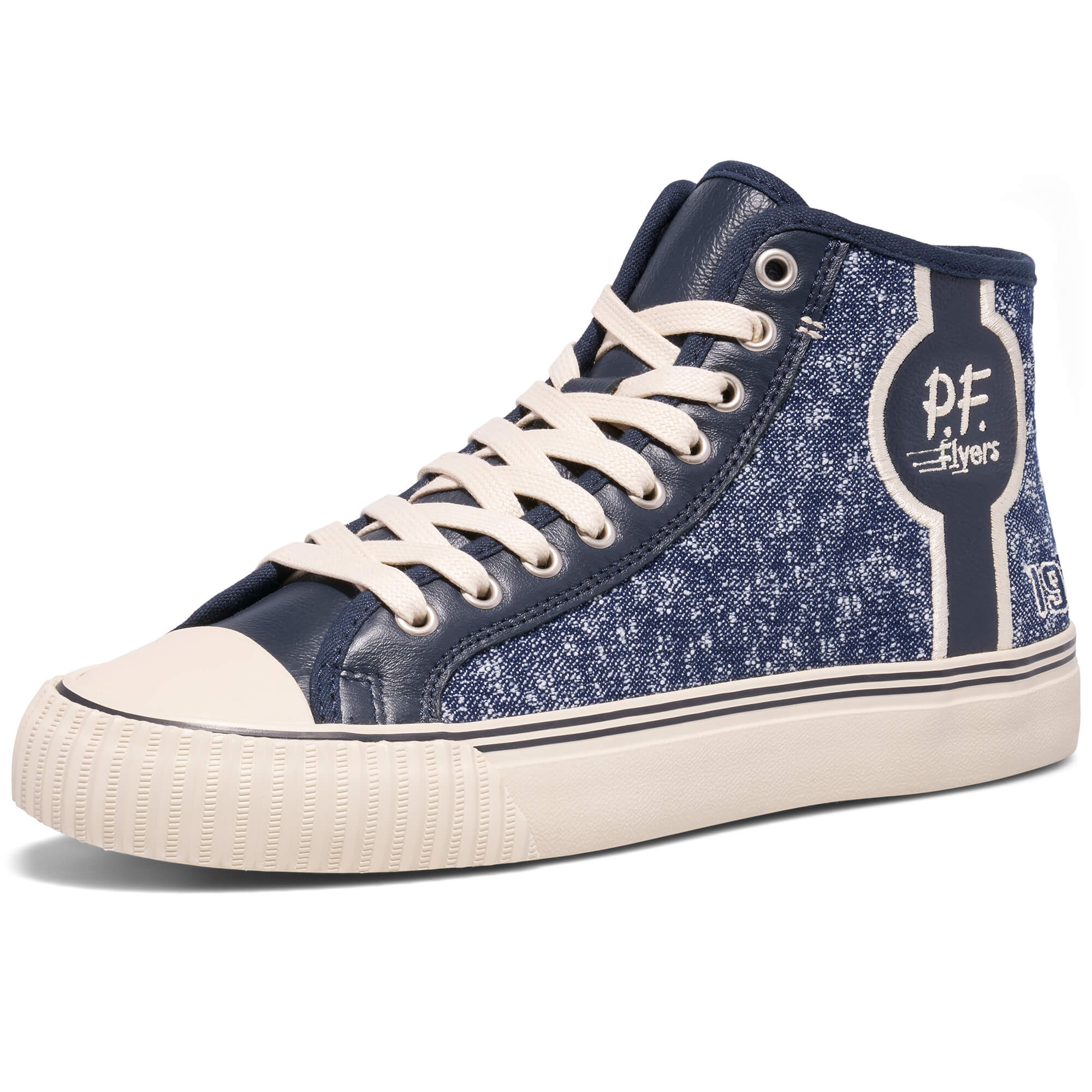 Center High-Top Navy/Gray - Image 11