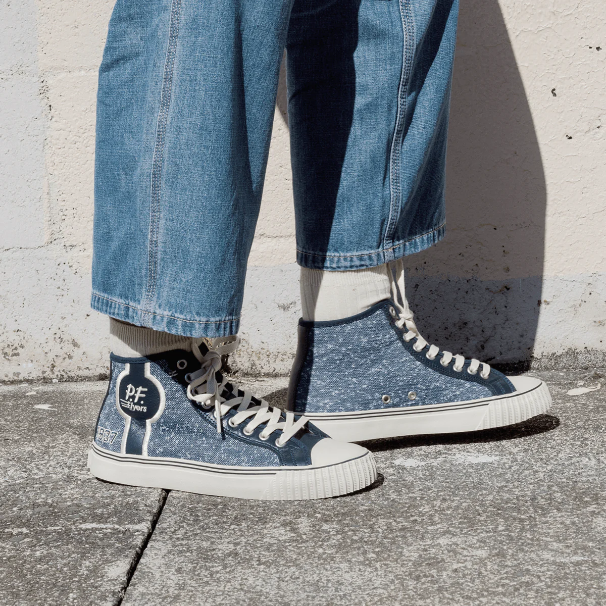Center High-Top Navy/Gray - Image 3
