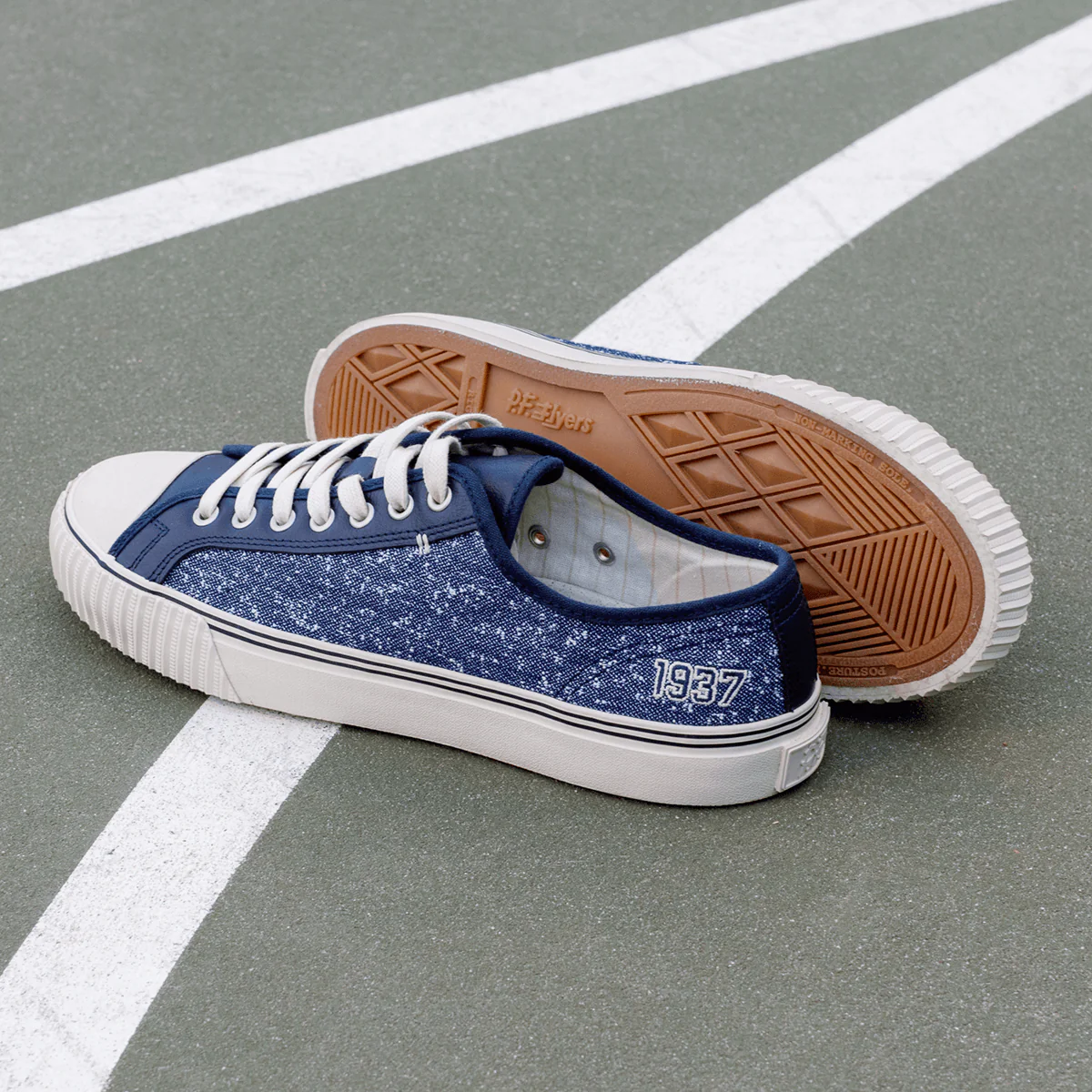 Center Low-Top Navy/Gray - Image 10