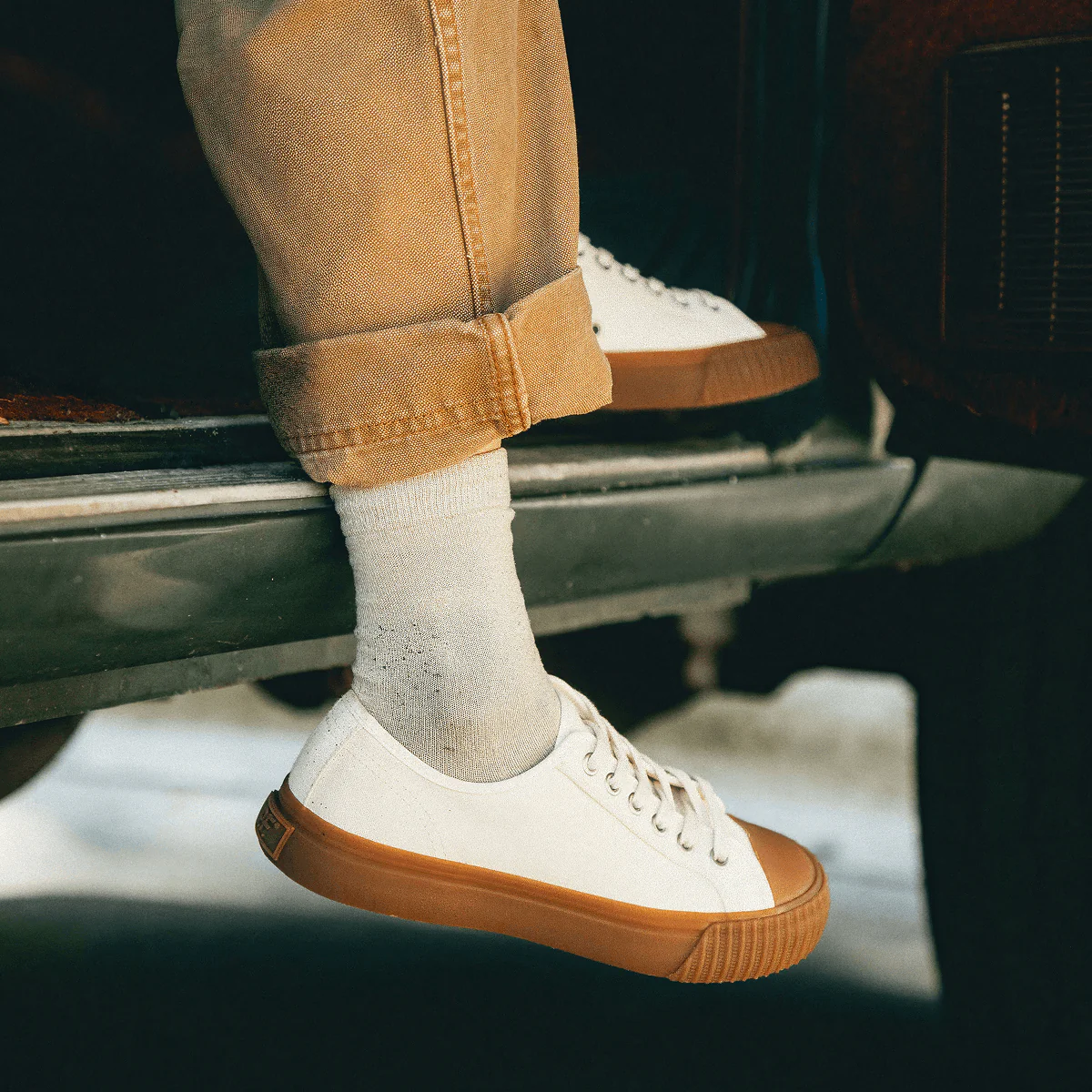 Center Low-Top Off-White/Gum - Image 3