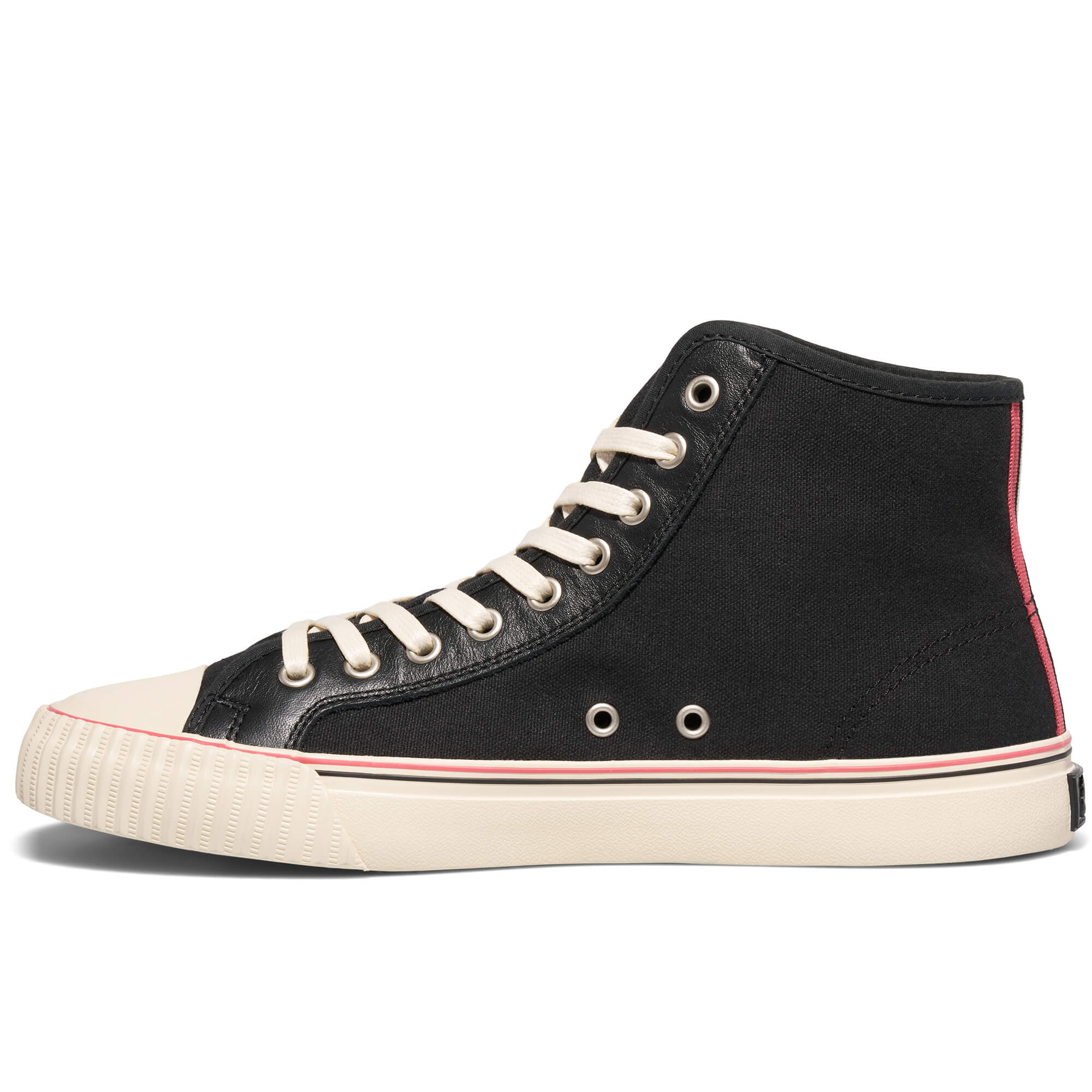 Center Slightly Choppy High-Top Black/Cream - Image 18