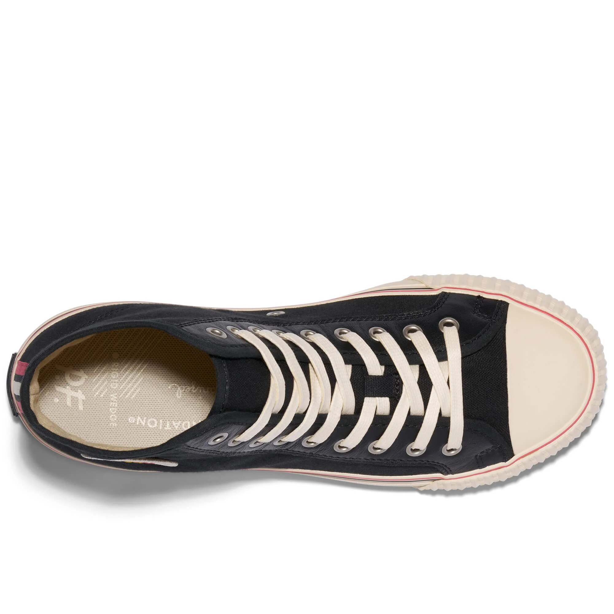 Center Slightly Choppy High-Top Black/Cream - Image 19