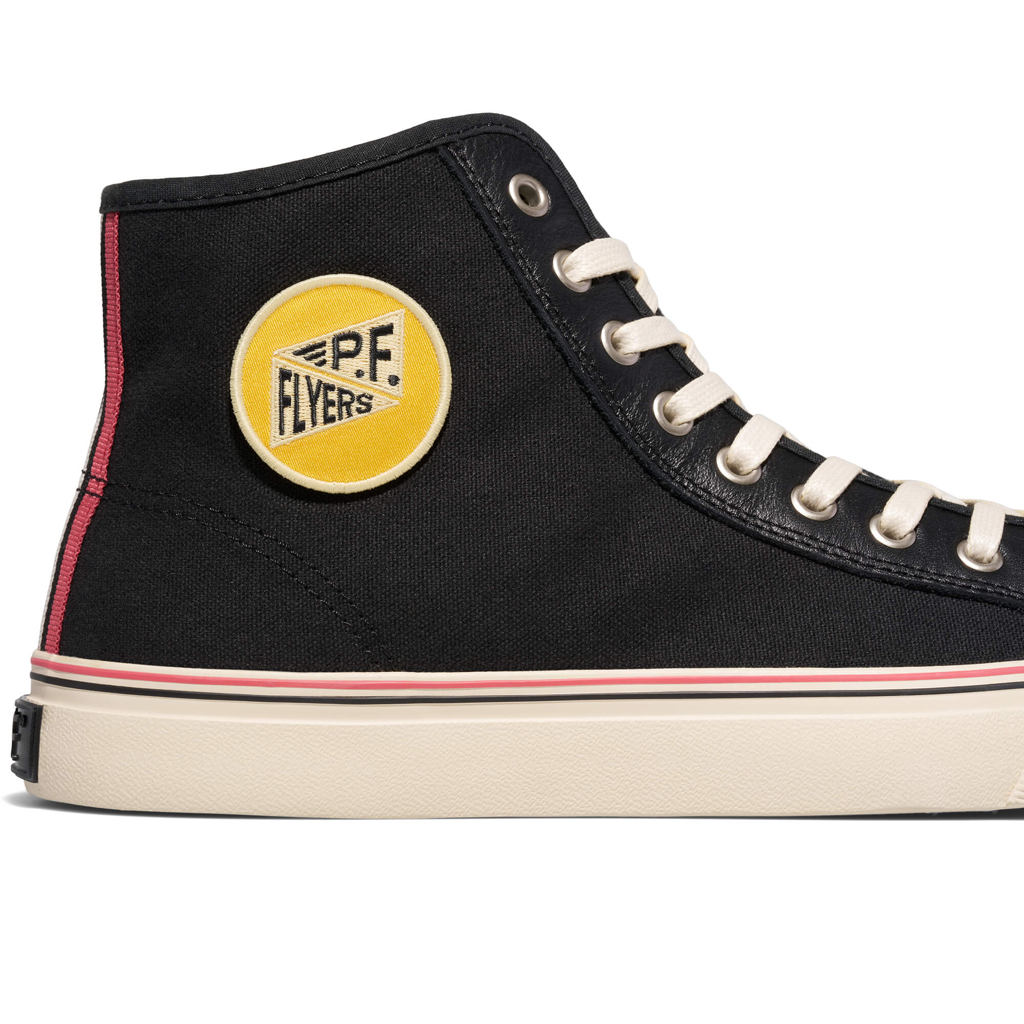 Center Slightly Choppy High-Top Black/Cream - Image 6