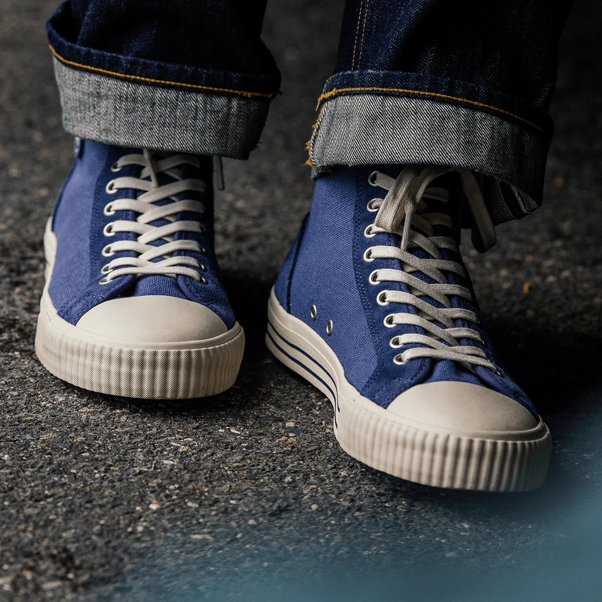 Center Vintage High-Top, Indigo - Image 4