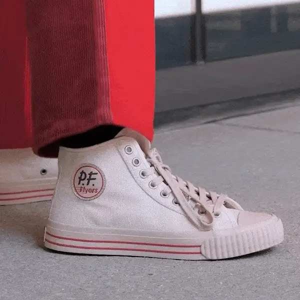 Center Vintage High-Top White/Biscotti - Image 5