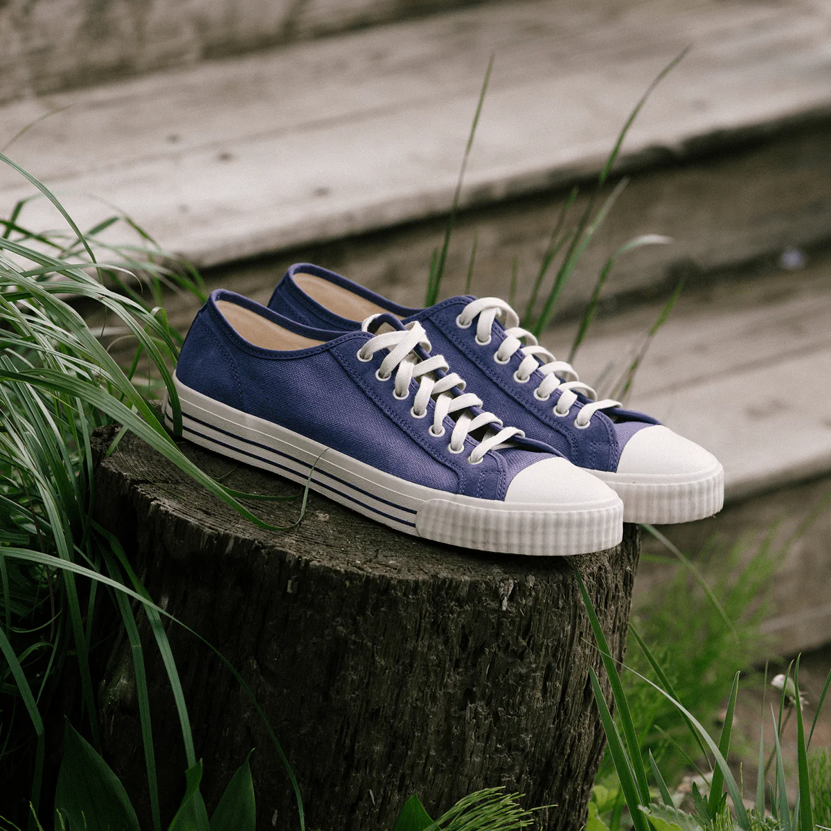 Center Vintage Low-Top, Indigo - Image 11