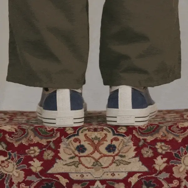 Center Vintage Low-Top Navy/Antique White - Image 4