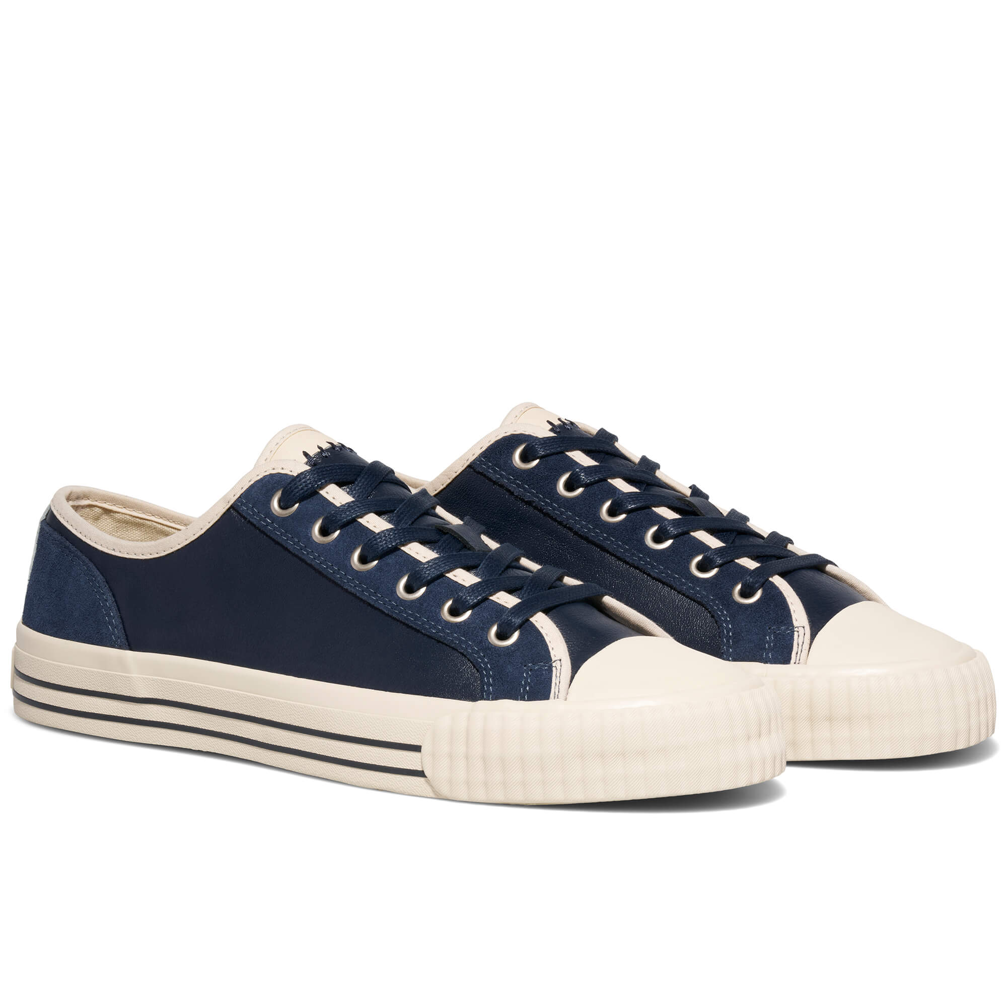 Center Vintage Low-Top Navy/Antique White - Image 5
