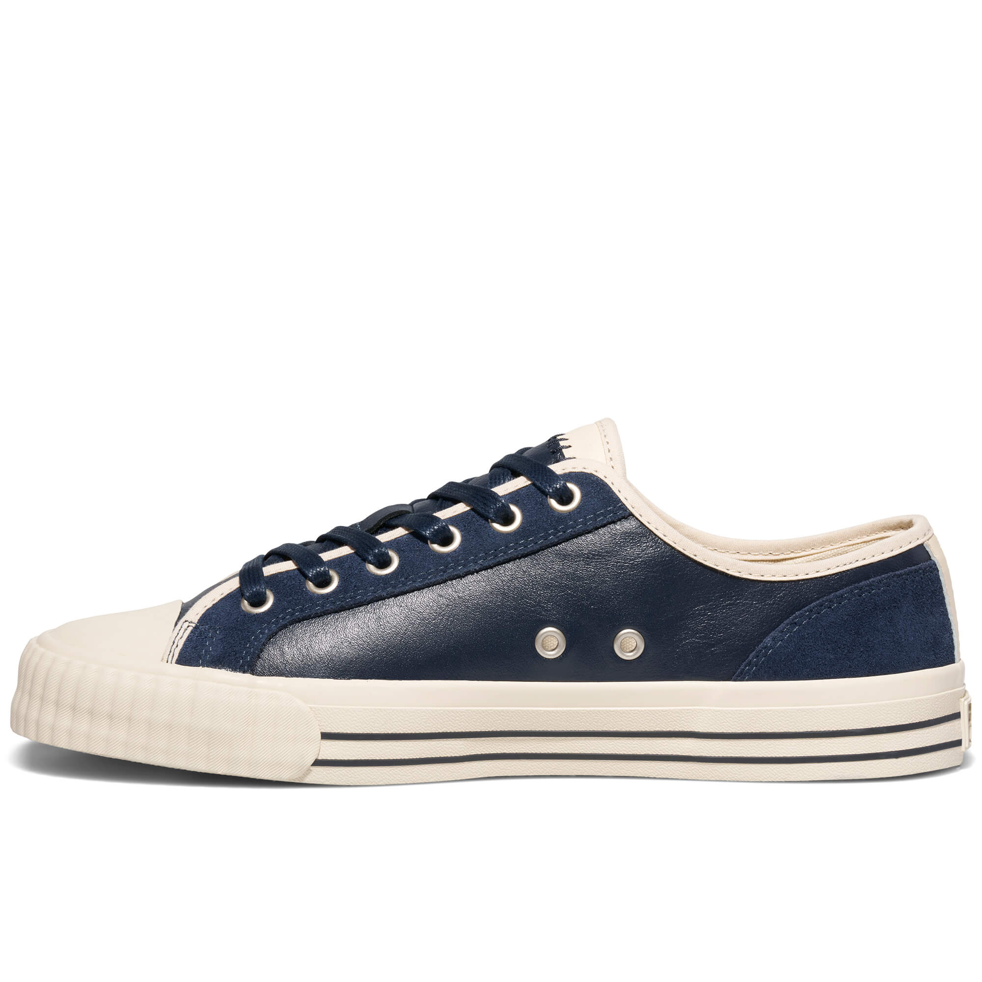 Center Vintage Low-Top Navy/Antique White - Image 8