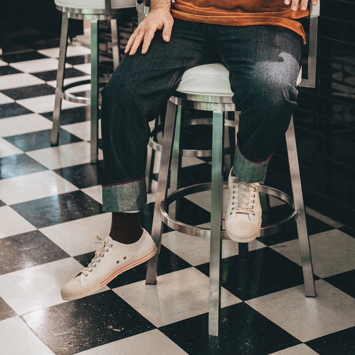 Center Vintage Low-Top White/Biscotti - Image 11