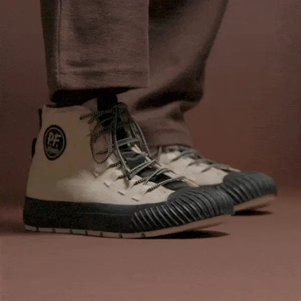 Grounder Basecamp High-Top Bone Gray/Black - Image 4