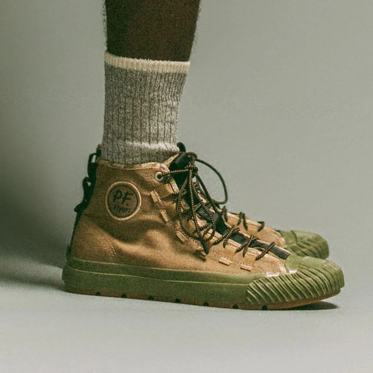 Grounder Basecamp High-Top Sand/Green - Image 13