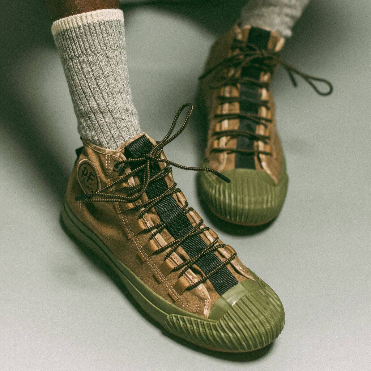Grounder Basecamp High-Top Sand/Green - Image 14