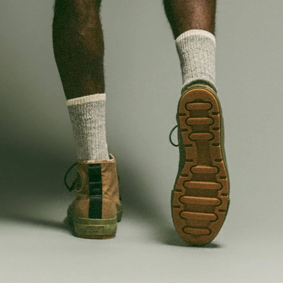 Grounder Basecamp High-Top Sand/Green - Image 16