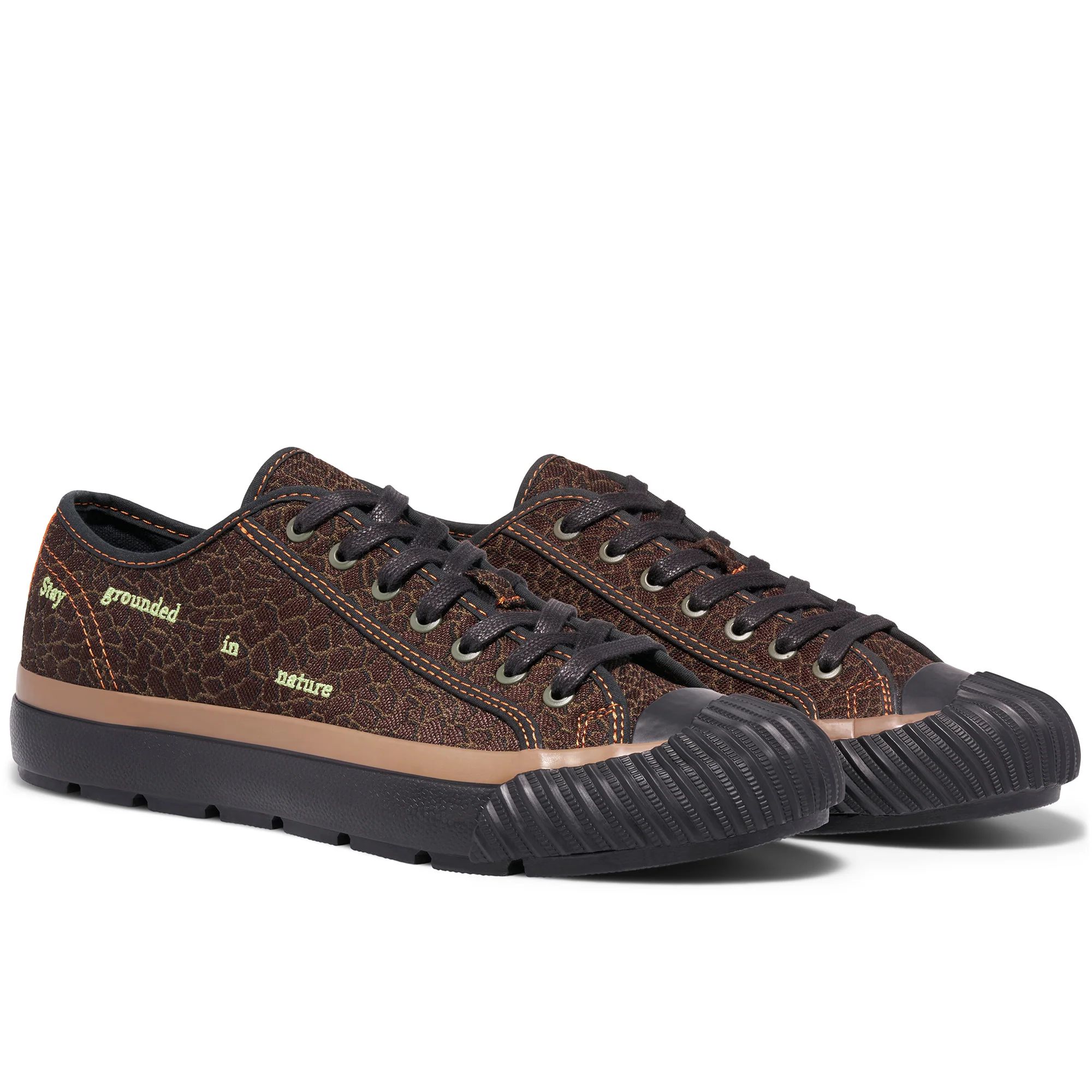 Grounder by Saeed Ferguson Low-Top Brown/Black - Image 11