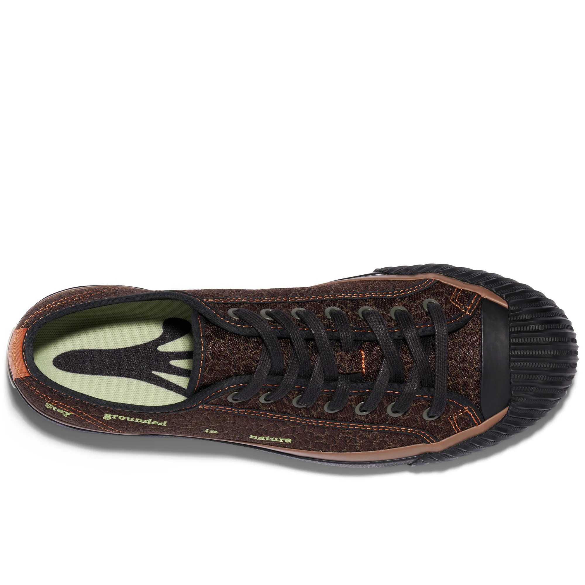 Grounder by Saeed Ferguson Low-Top Brown/Black - Image 13