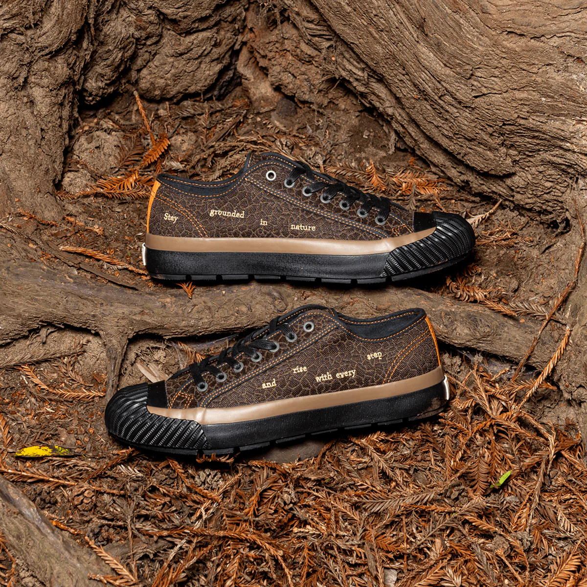 Grounder by Saeed Ferguson Low-Top Brown/Black - Image 15