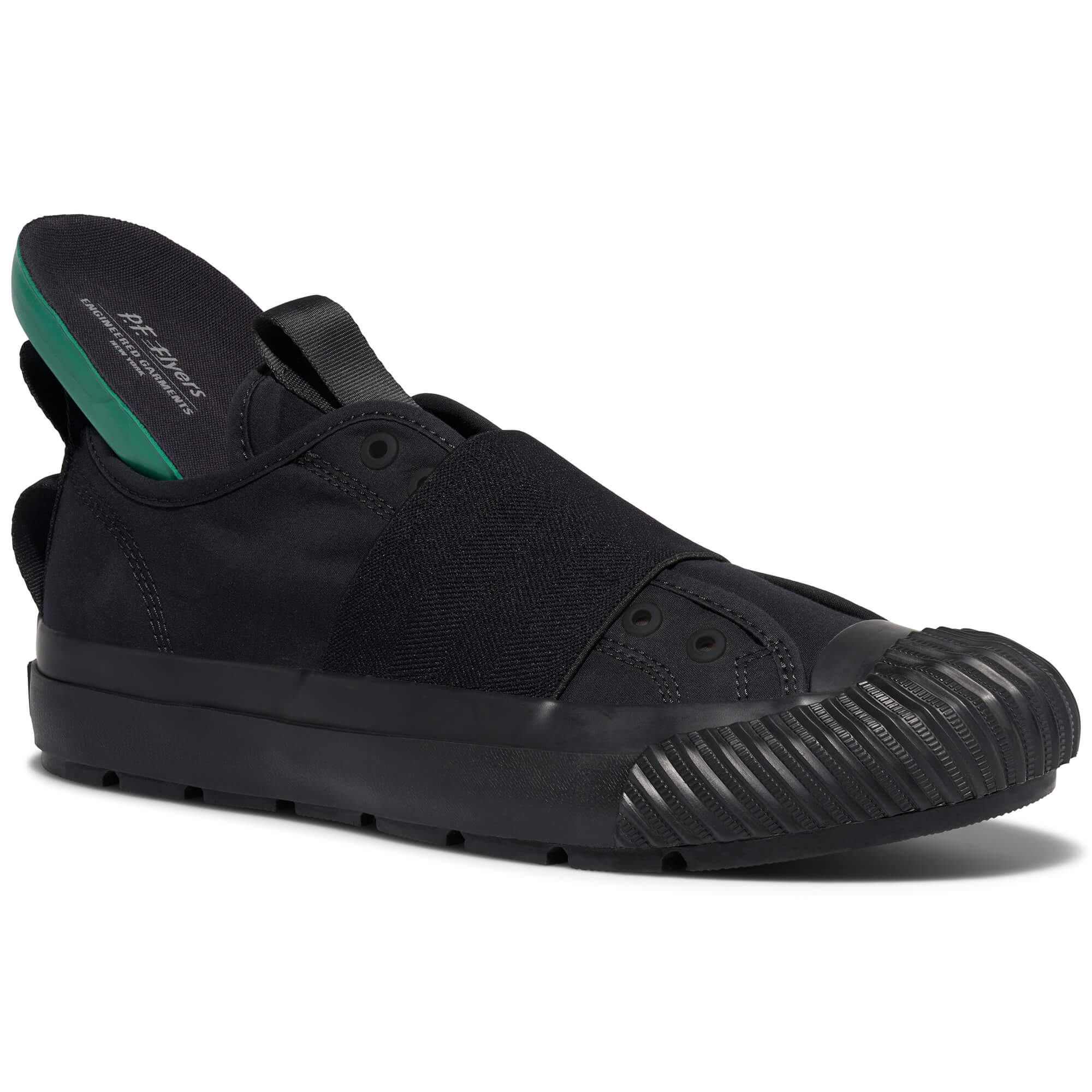 Grounder Engineered Garments Low-Top Slip-On Black/Black - Image 3