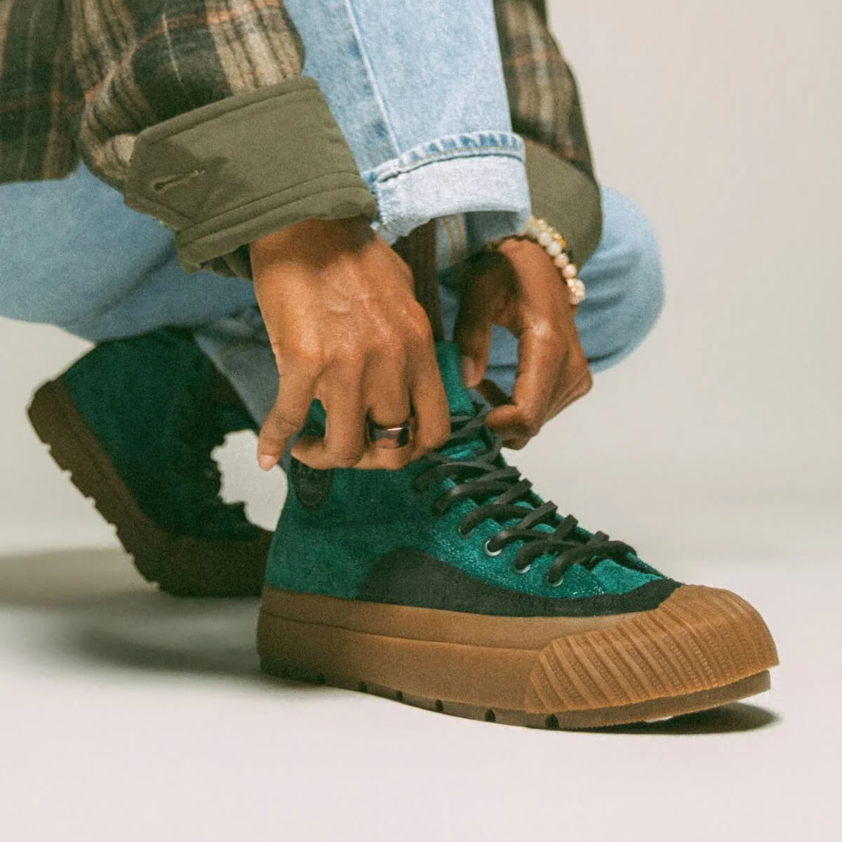 Grounder Field/Spec High-Top Deep Green/Gum - Image 9