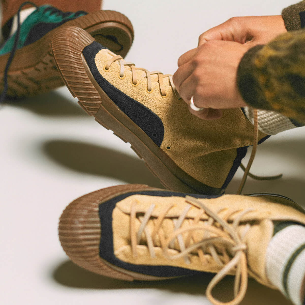 Grounder Field/Spec High-Top Wheat/Gum - Image 8