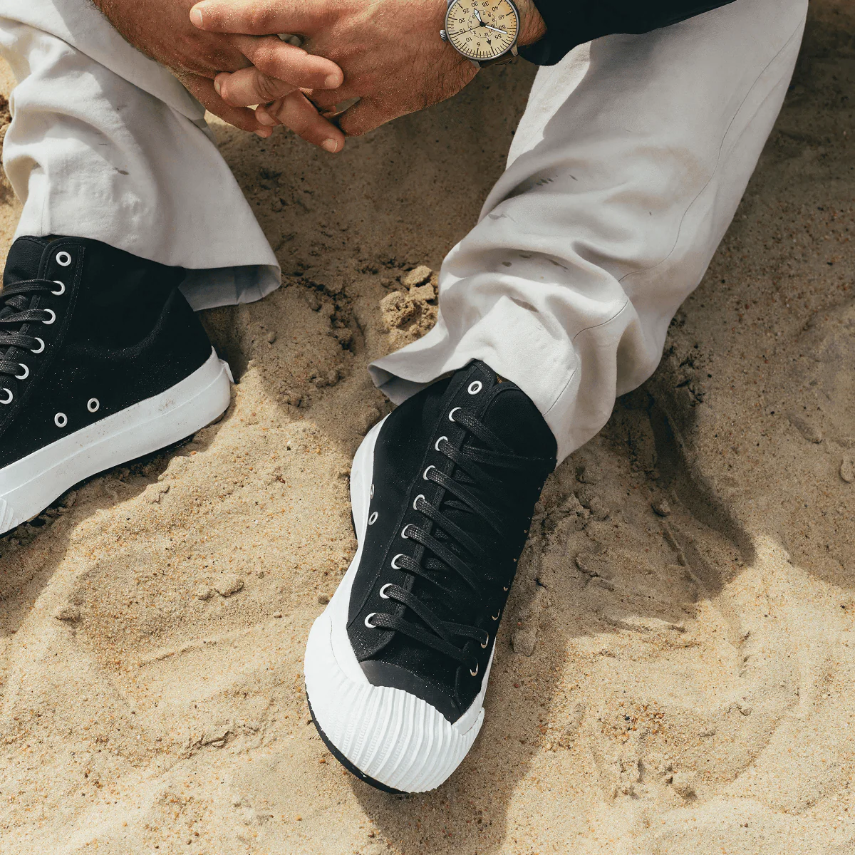 Grounder High-Top Black/Sea Salt - Image 4