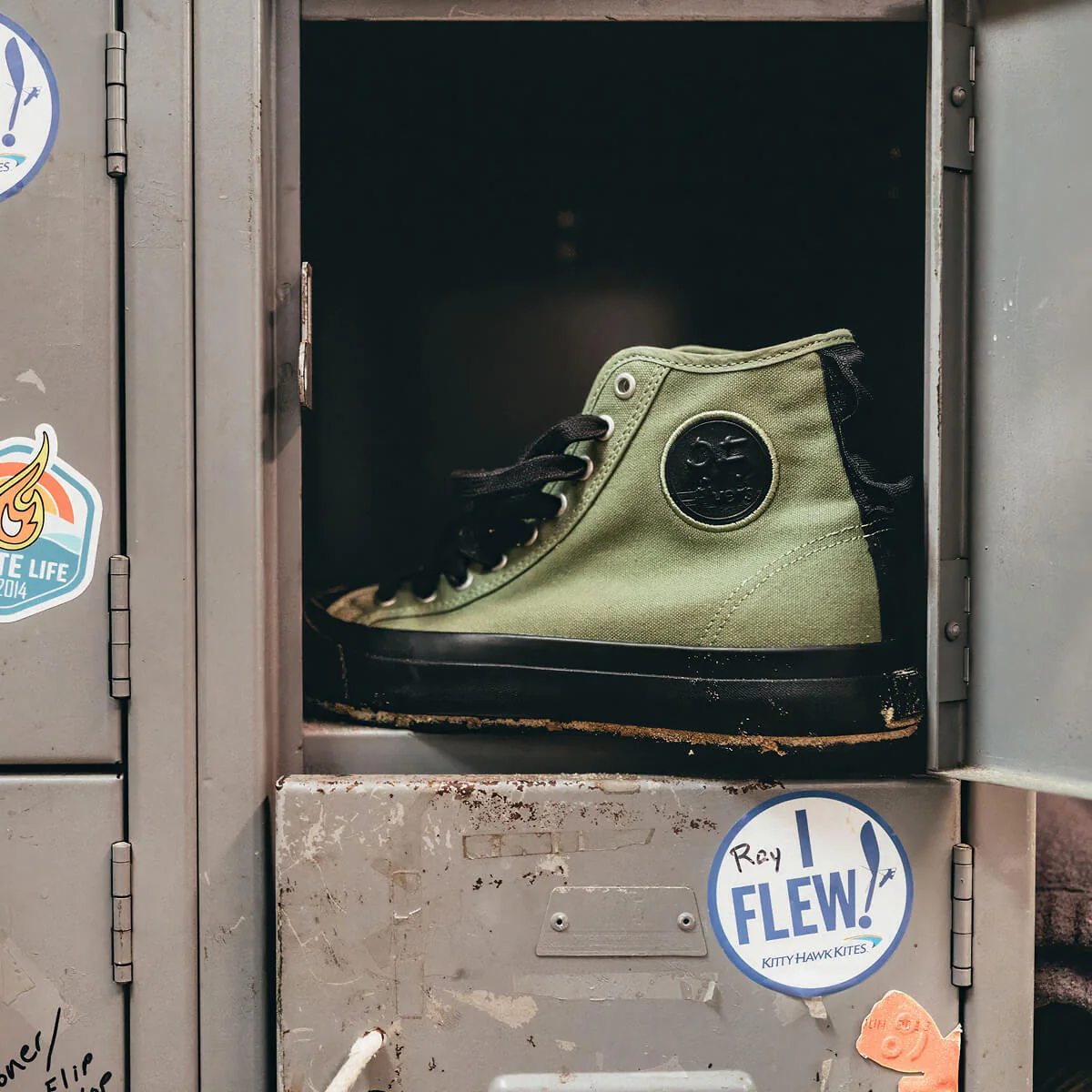 Grounder High-Top Olive Green/Black - Image 5