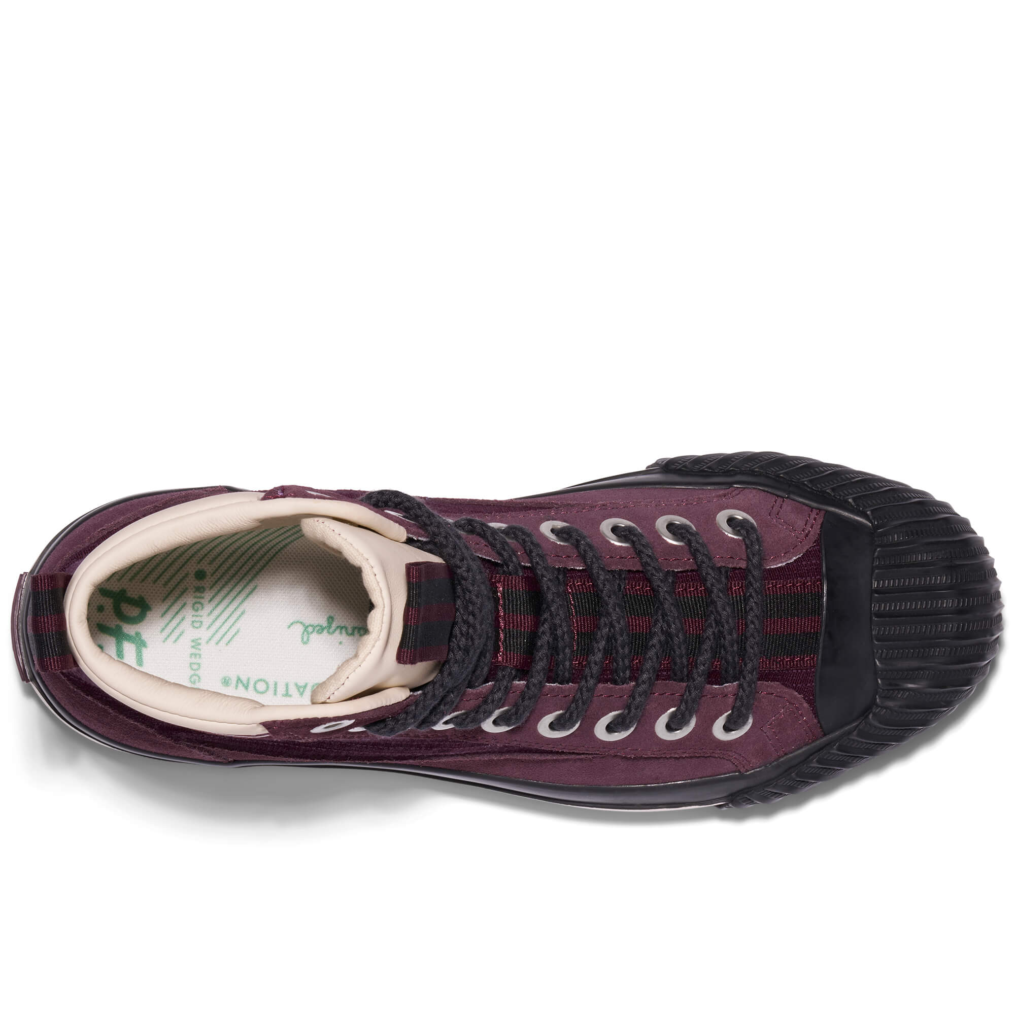 Grounder Hiker High-Top Burgundy/Black - Image 10
