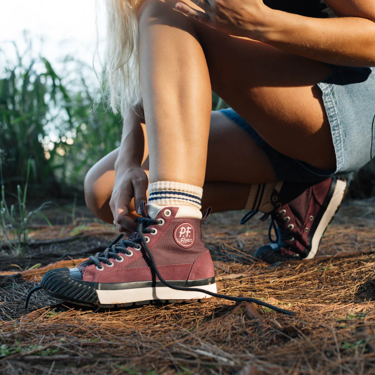 Grounder Hiker High-Top Burgundy/Black - Image 11