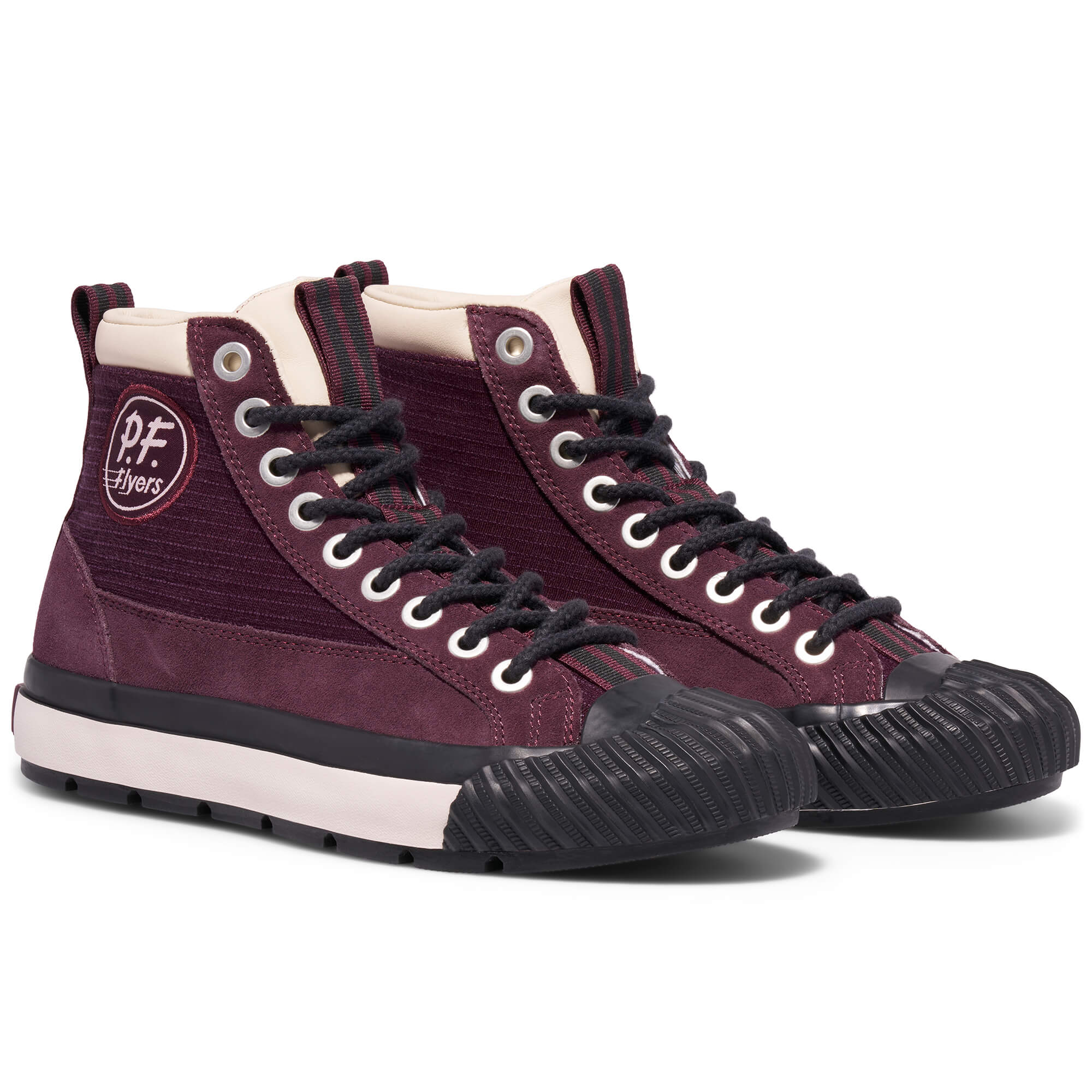 Grounder Hiker High-Top Burgundy/Black - Image 3