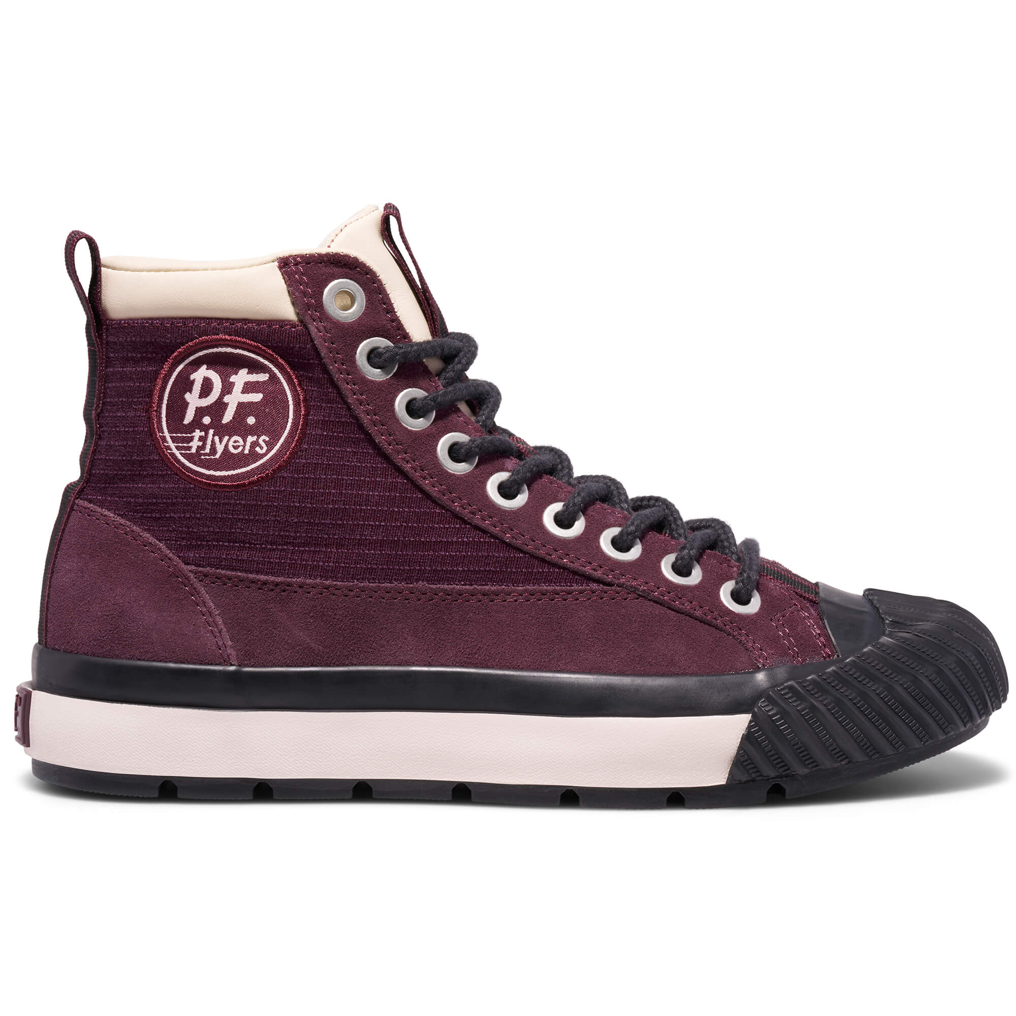 Grounder Hiker High-Top Burgundy/Black - Image 4