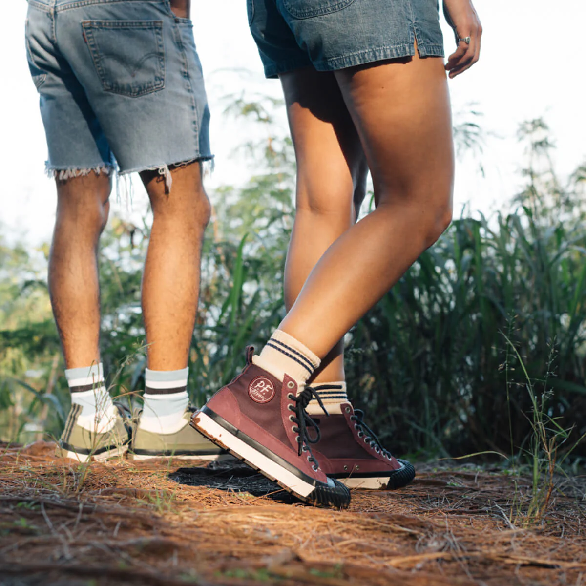 Grounder Hiker High-Top Burgundy/Black - Image 5