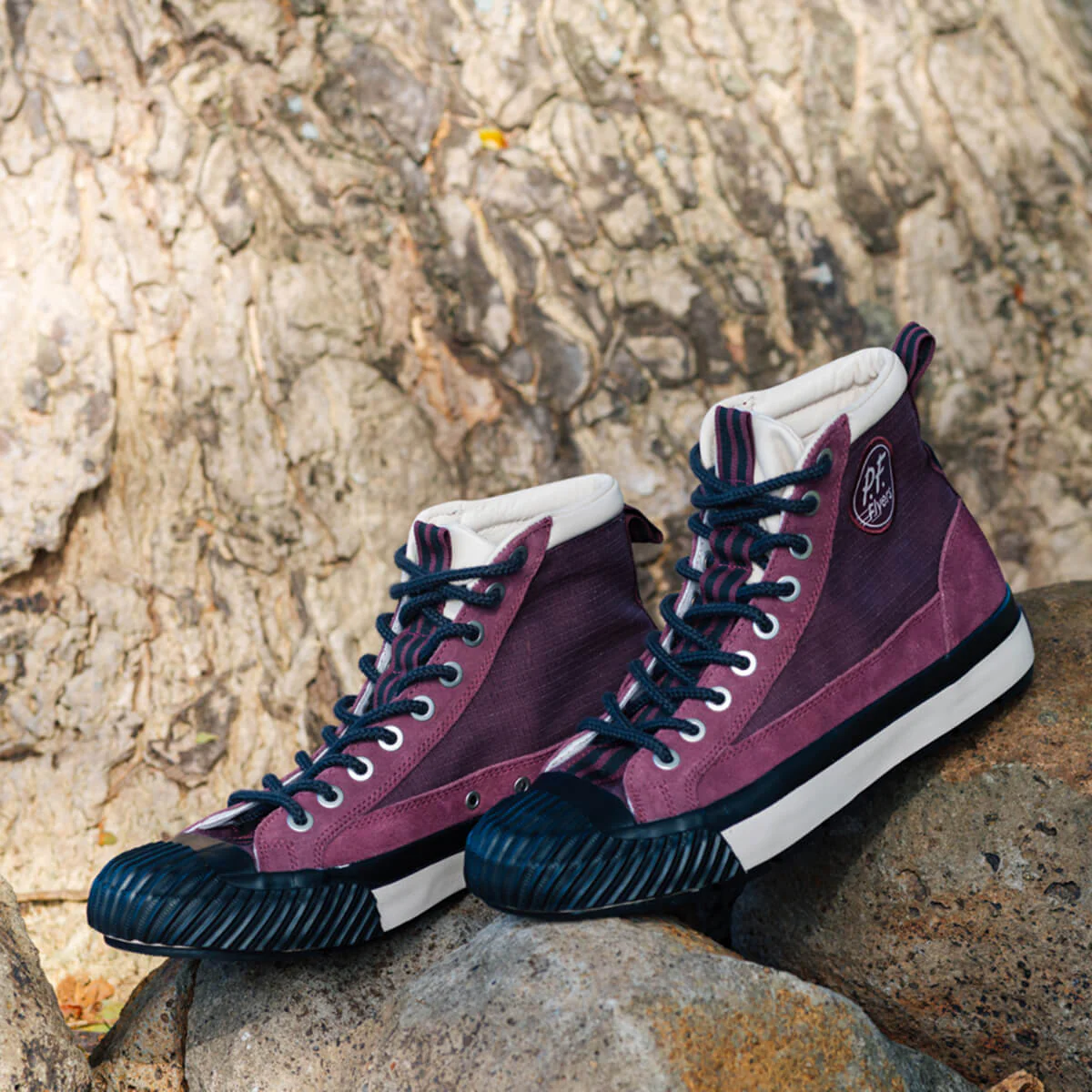 Grounder Hiker High-Top Burgundy/Black - Image 6