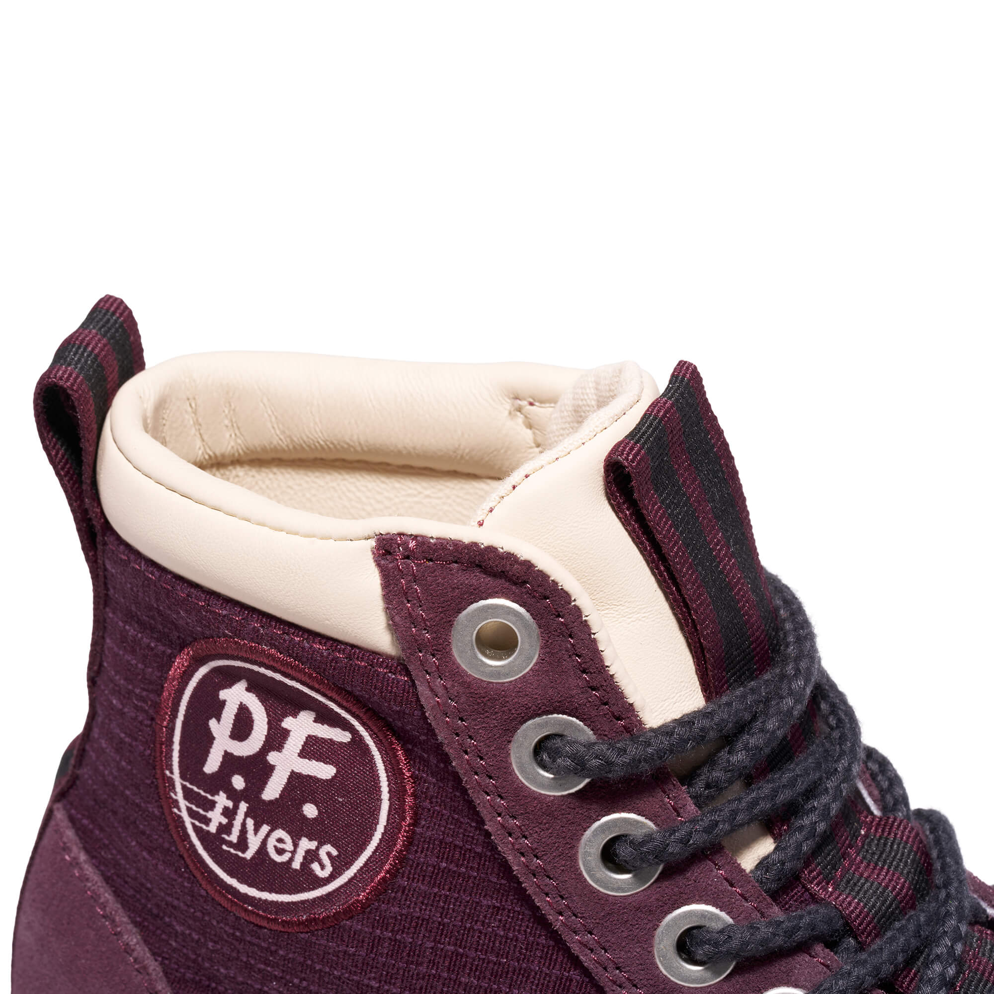 Grounder Hiker High-Top Burgundy/Black - Image 7